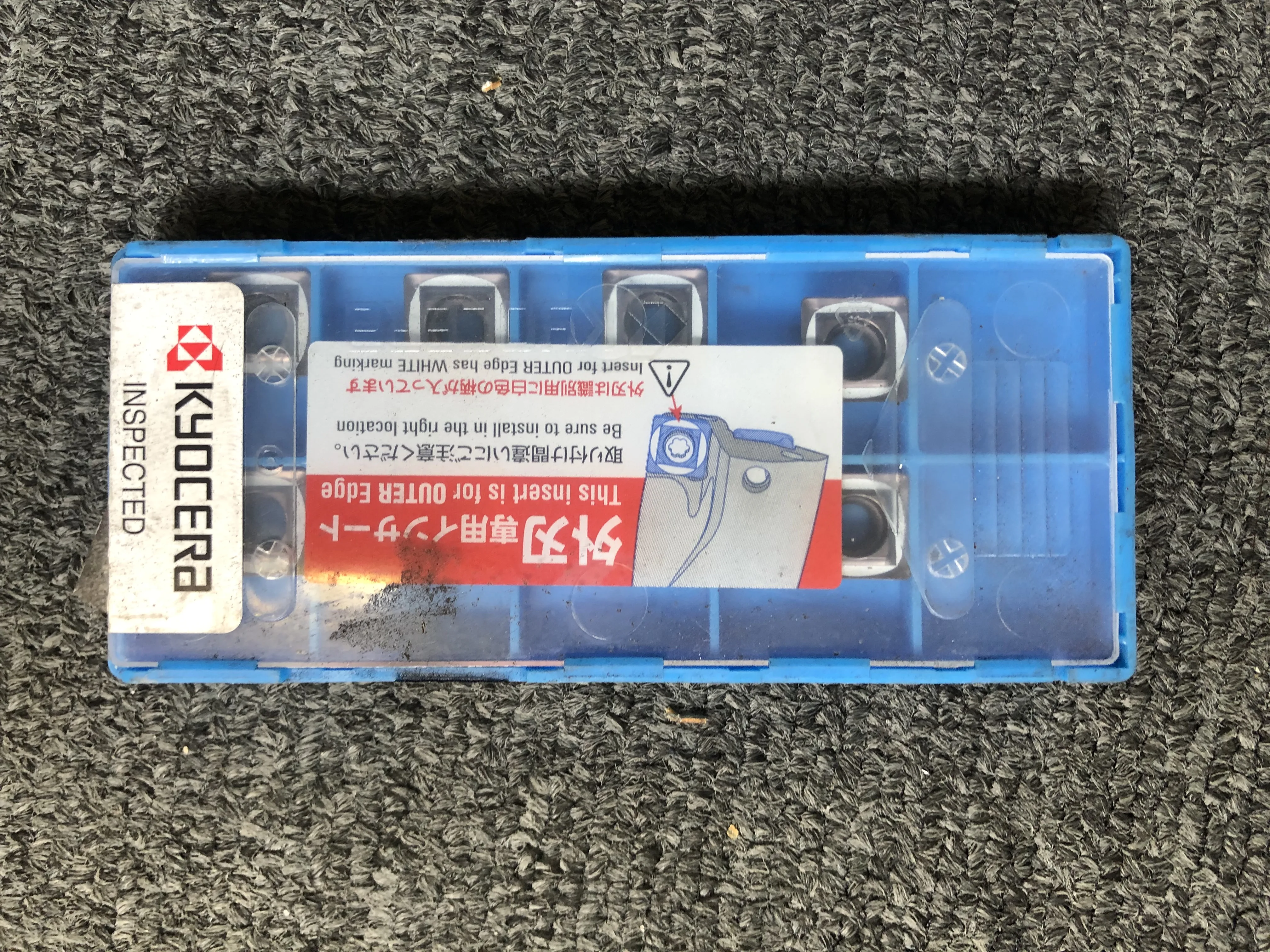 京セラ チップ SCMT110406-GM-E / KYOCERA Insert SCMT110406-GM-E TQ210034