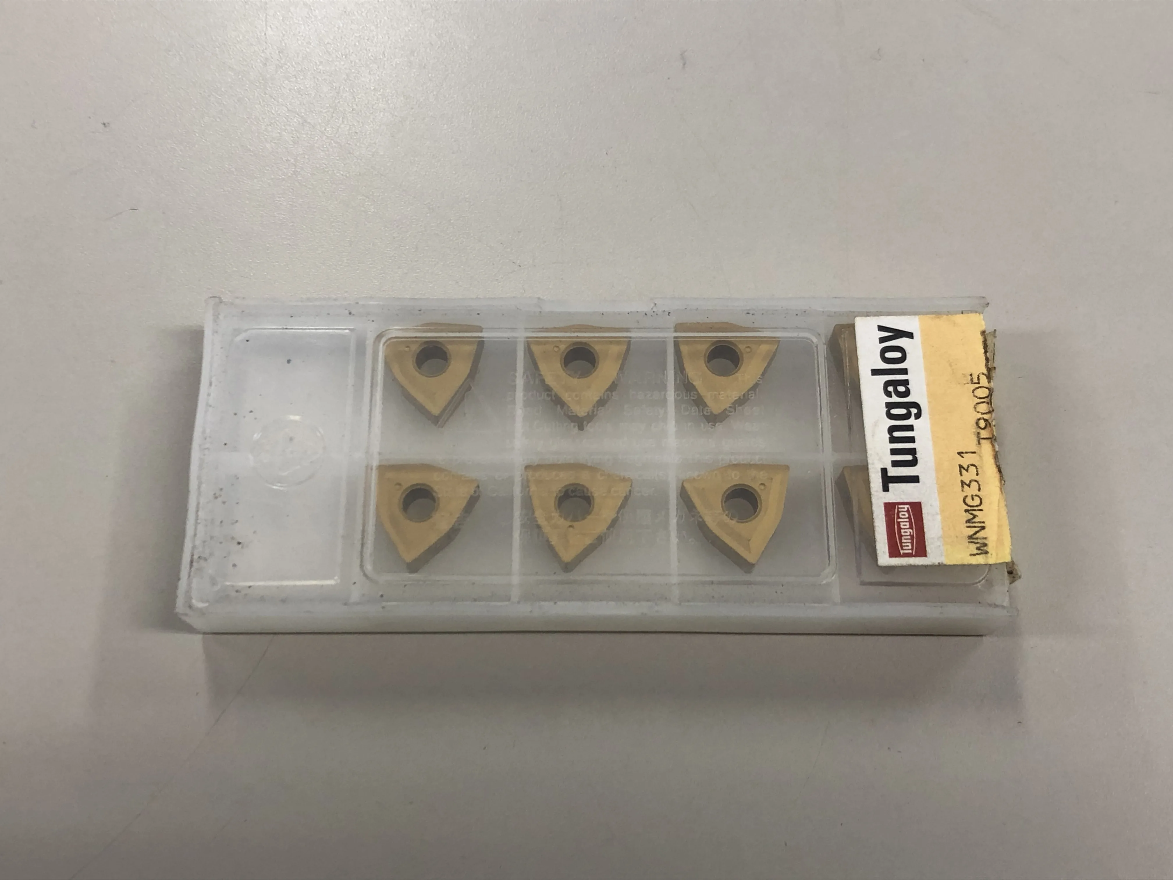 タンガロイ/東芝タンガロイ チップ Carbide Inserts WNMG331 / TUNGALOY Insert WNMG331 TQ220002