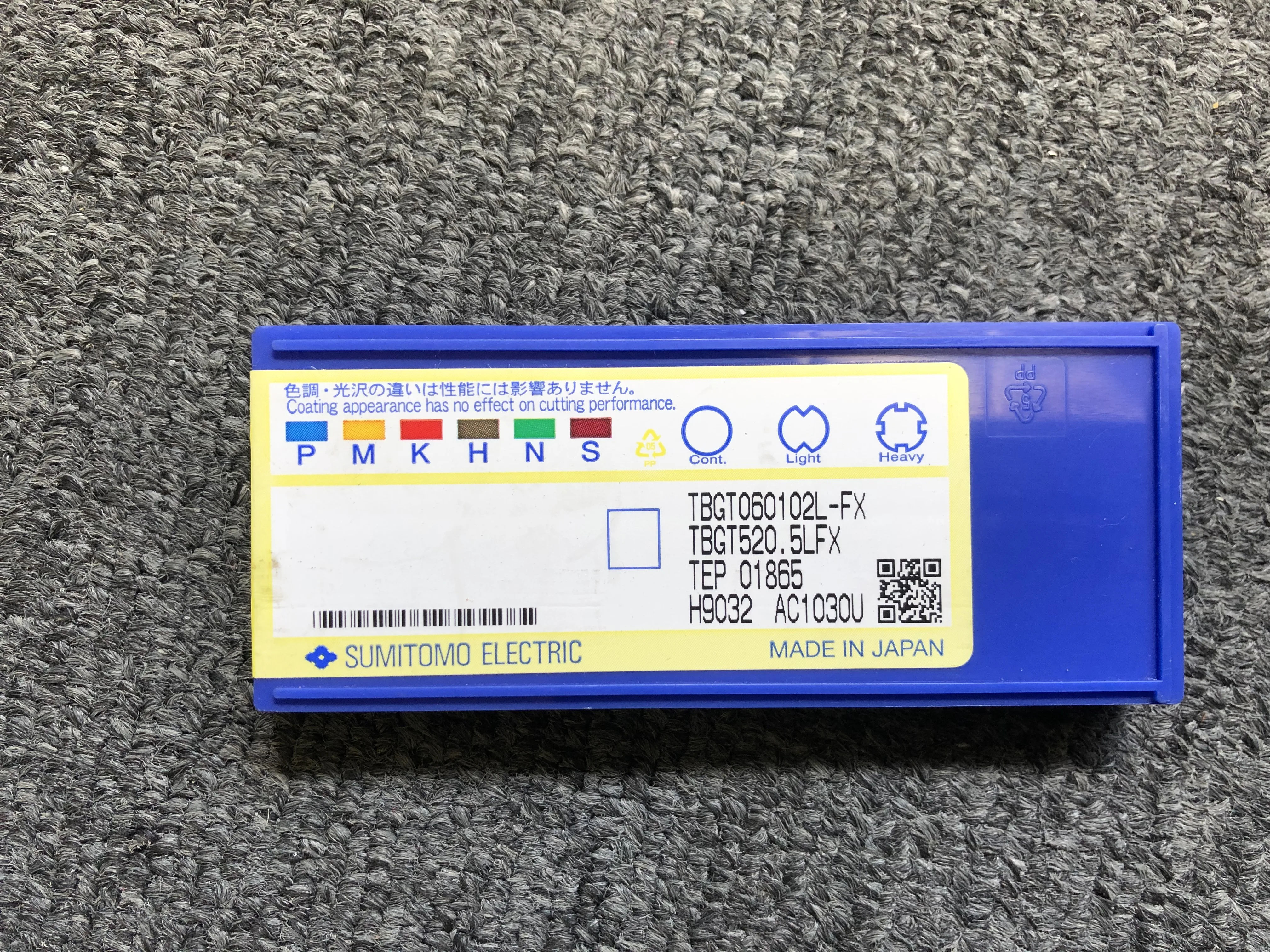 大昭和精機 BIG チップ TBGT520.5LF AC1030U TBGT060102L-FX / BIG DAISHOWA Insert TBGT520.5LF AC1030U TBGT060102L-FX TQ220043