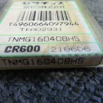 京セラ チップ CR600(TNMG160408HS) / KYOCERA Insert CR600(TNMG160408HS) TQ220064