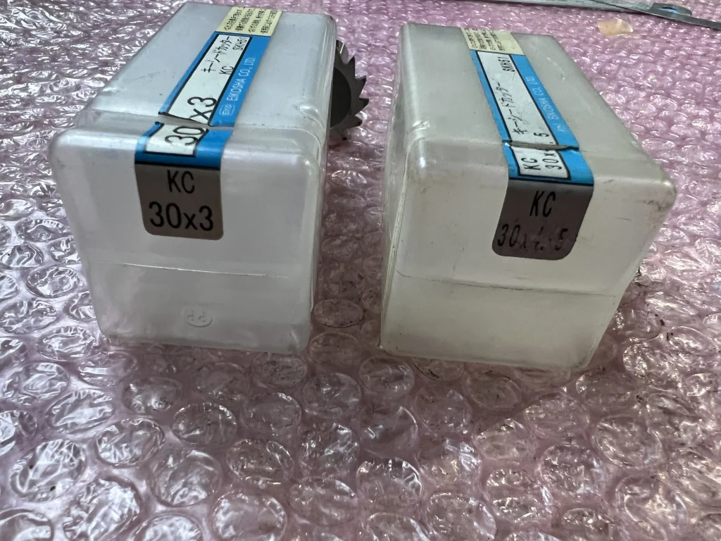 栄工舎 キーシードカッター2個 KC 30x3,KC30x4.5 SKH51 / EIKOSHA Keyseat Cutter 2pcs KC 30x3,KC30x4.5 SKH51 TQ230042
