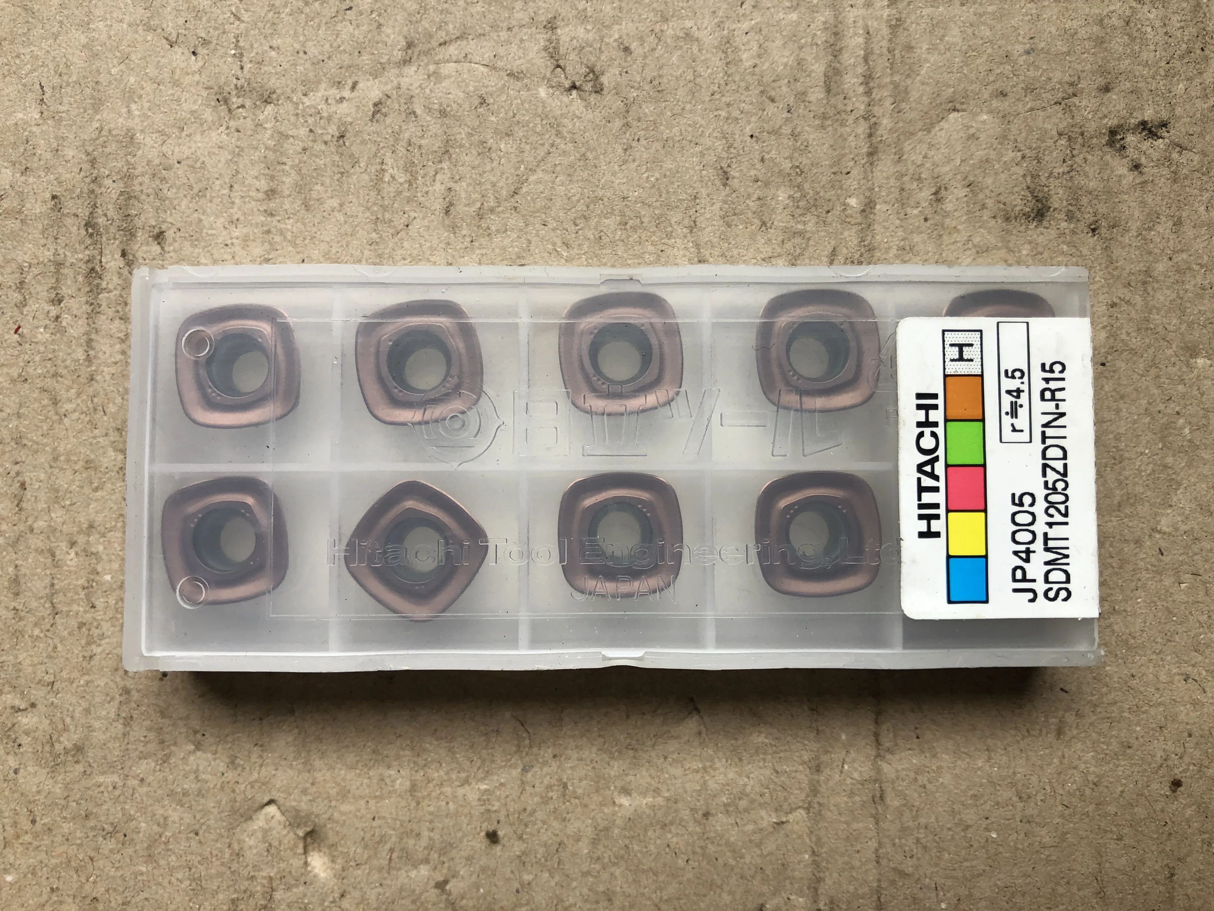 日立ツール チップ JP4005 SDMT1205ZDTN-R15 / HITACHI TOOL｜三菱日立ツール Insert JP4005 SDMT1205ZDTN-R15 TQ230054