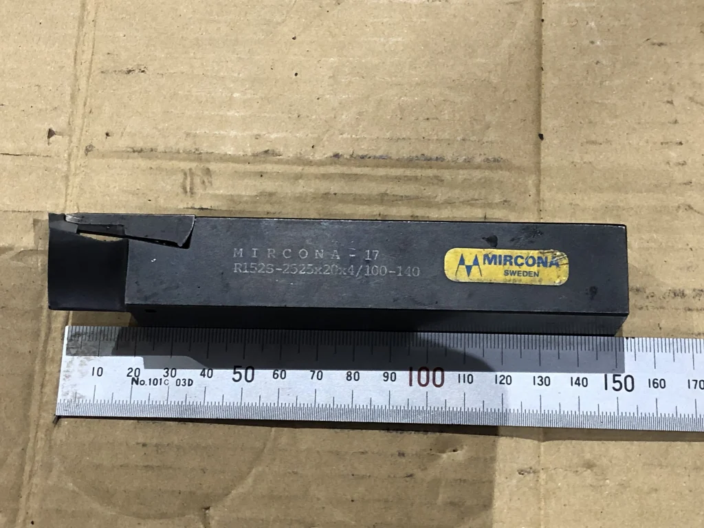 MIRCONA/ミルコーナ バイトホルダー R152S-2525x20x4/100-140 / MIRCONA Turning Tool R152S-2525x20x4/100-140 TQ230090