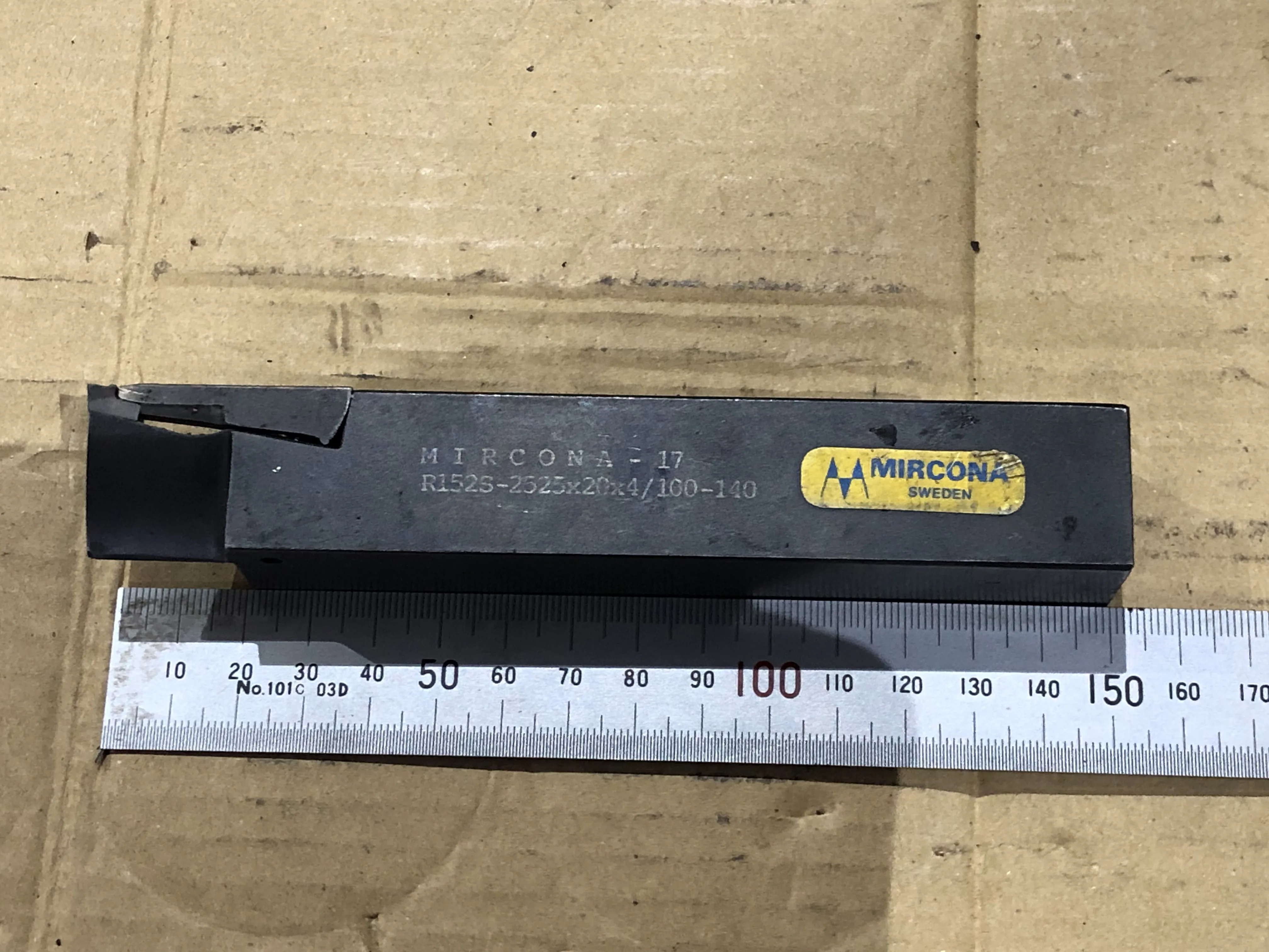 MIRCONA/ミルコーナ バイトホルダー R152S-2525x20x4/100-140 / MIRCONA Turning Tool R152S-2525x20x4/100-140 TQ230090