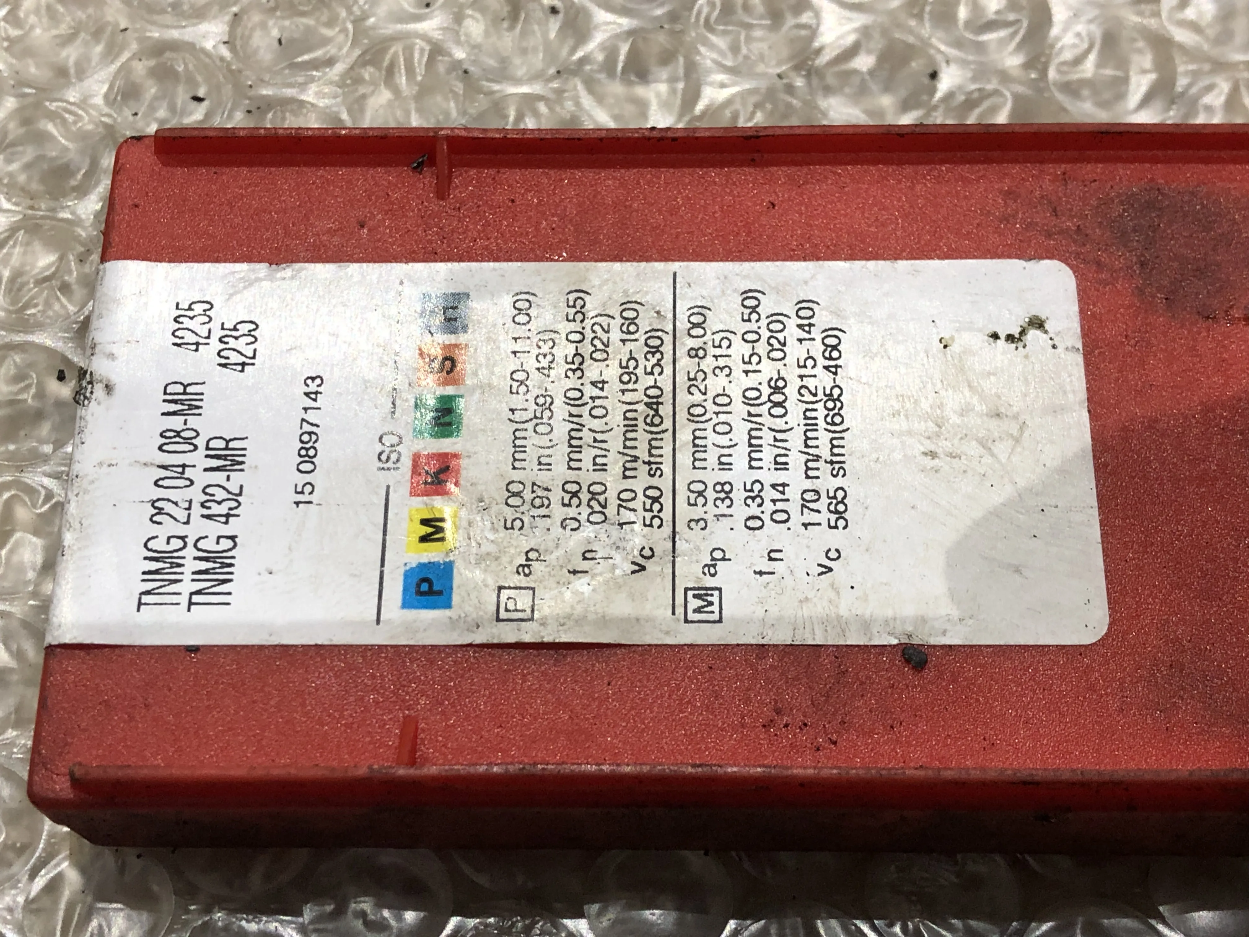 SANDVIK/サンドビック チップ TNMG432-MR / SANDVIK Insert TNMG432-MR TQ230136