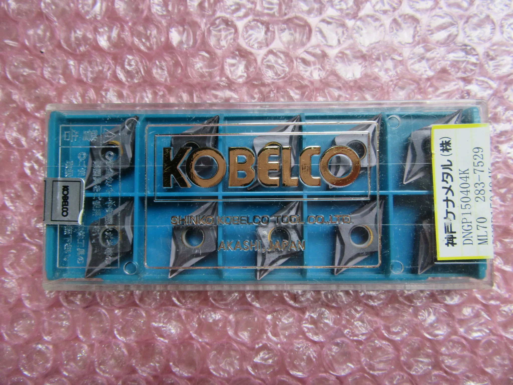 KOBELCO/神戸製鋼所 チップ DNGP150404K / KOBELCO/KOBE STEEL DNGP150404K TQ250029