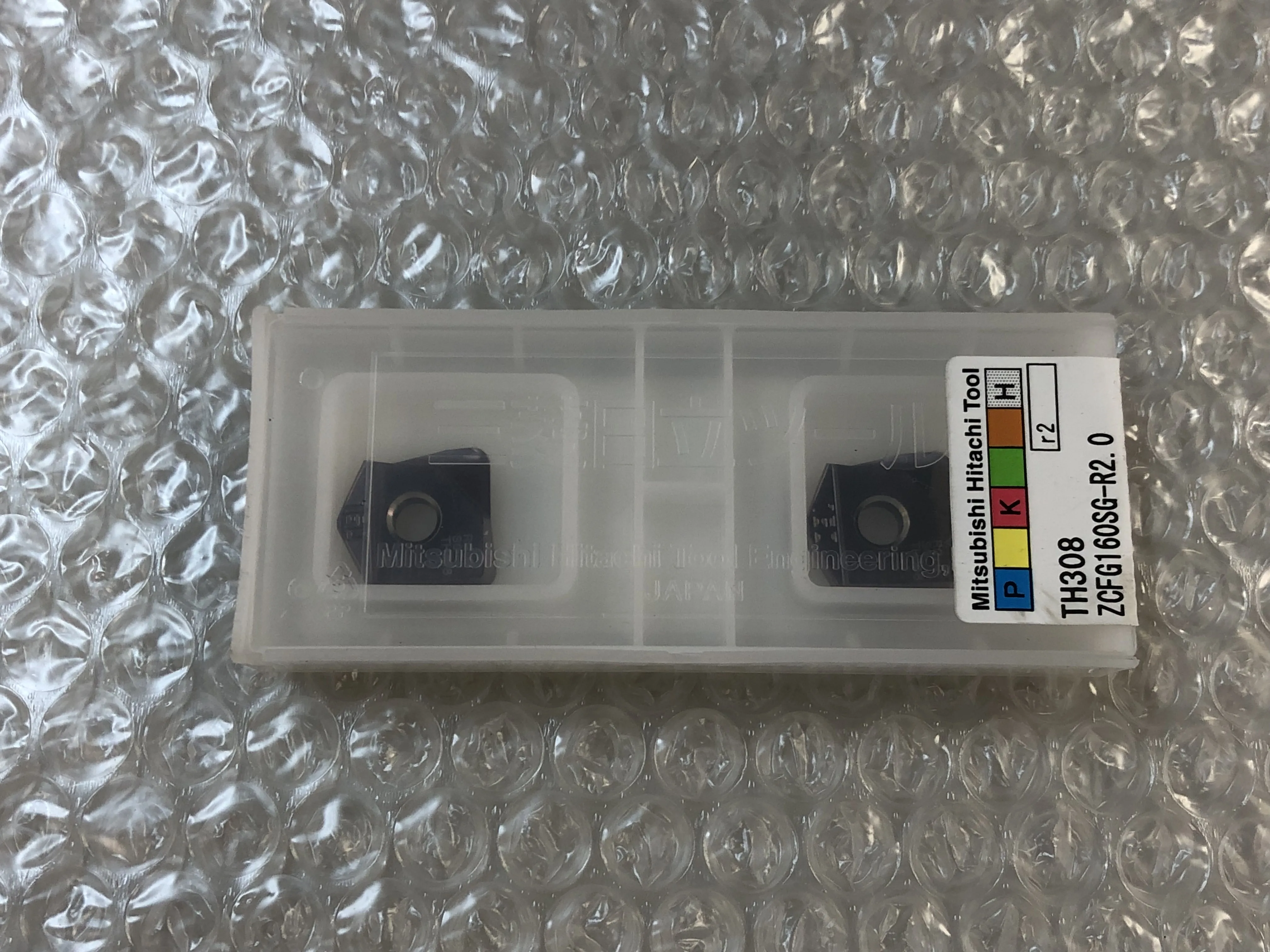 三菱日立ツール チップ TH308 ZCFG160SG-R2.0 / MITSUBISHI HITACHI TOOL TH308 ZCFG160SG-R2.0 TQ250082