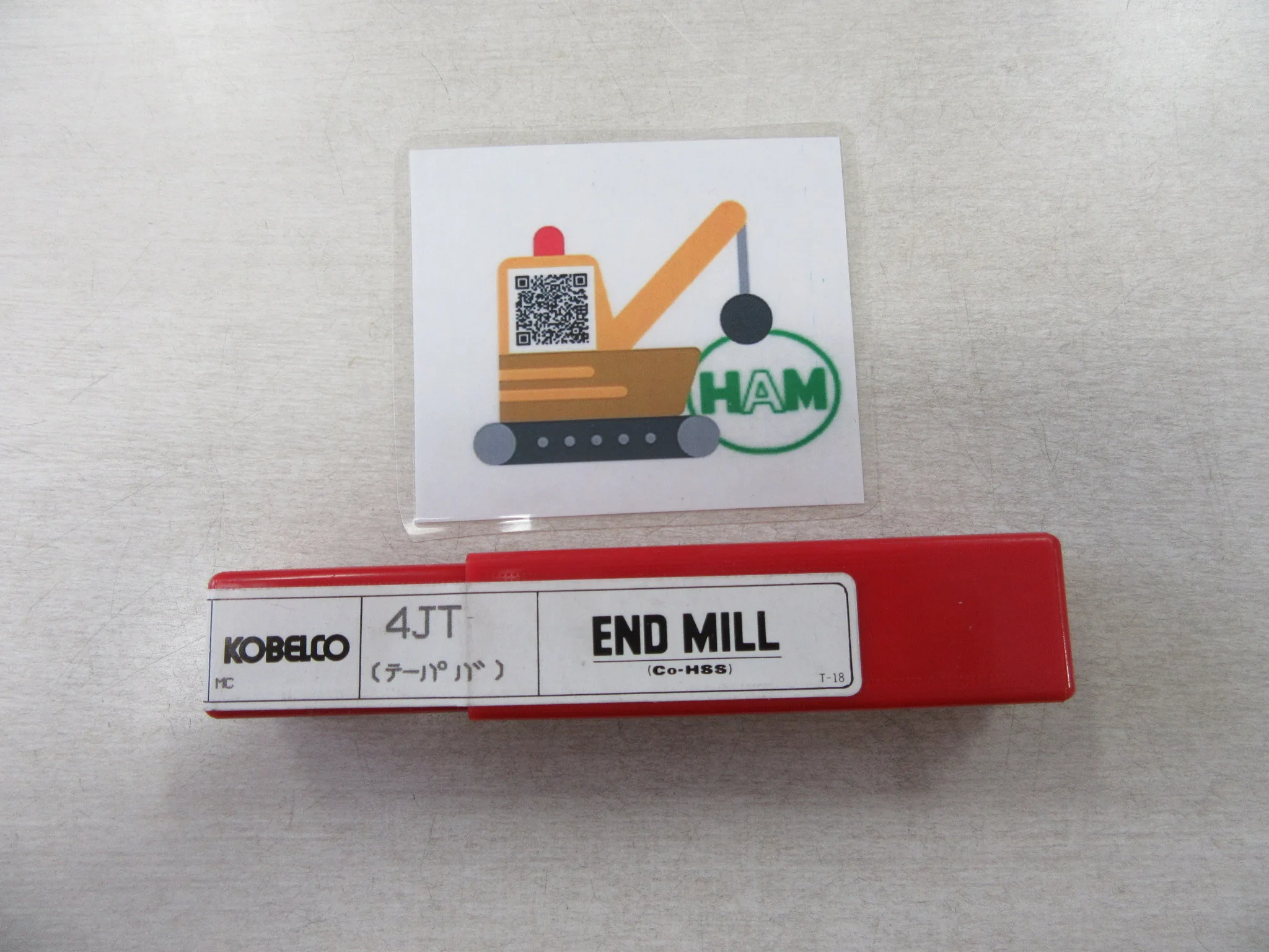 KOBELCO/神戸製鋼所 4枚刃/スクエア/エンドミル φ10*5° / KOBELCO/KOBE STEEL 4-Flute Taper End Mill φ10*5°