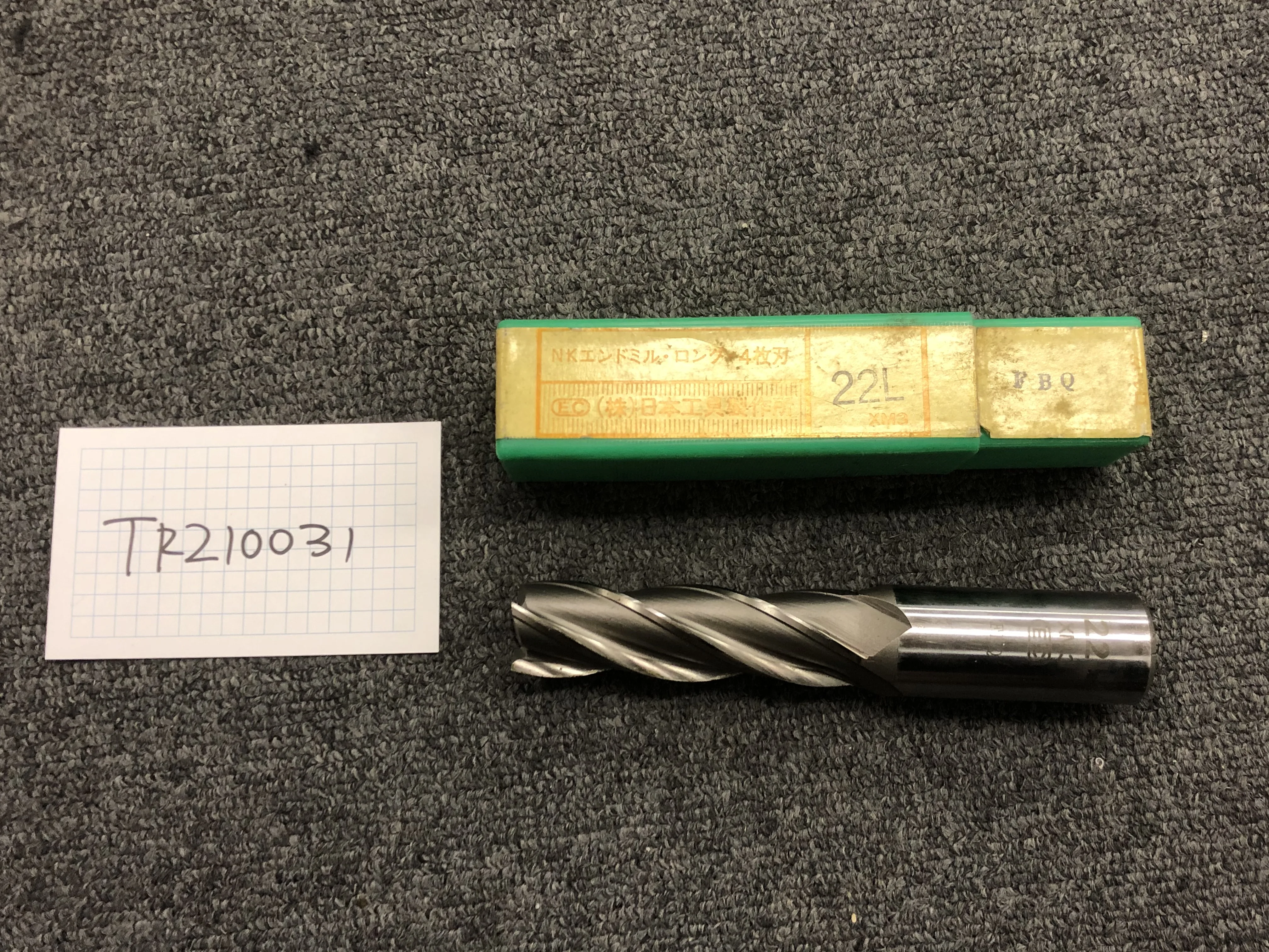 日本工具製作所 エンドミル 22LxM3 / NIPPON TOOL WORKS 4-Flute Square End Mill 22LxM3 TR210031