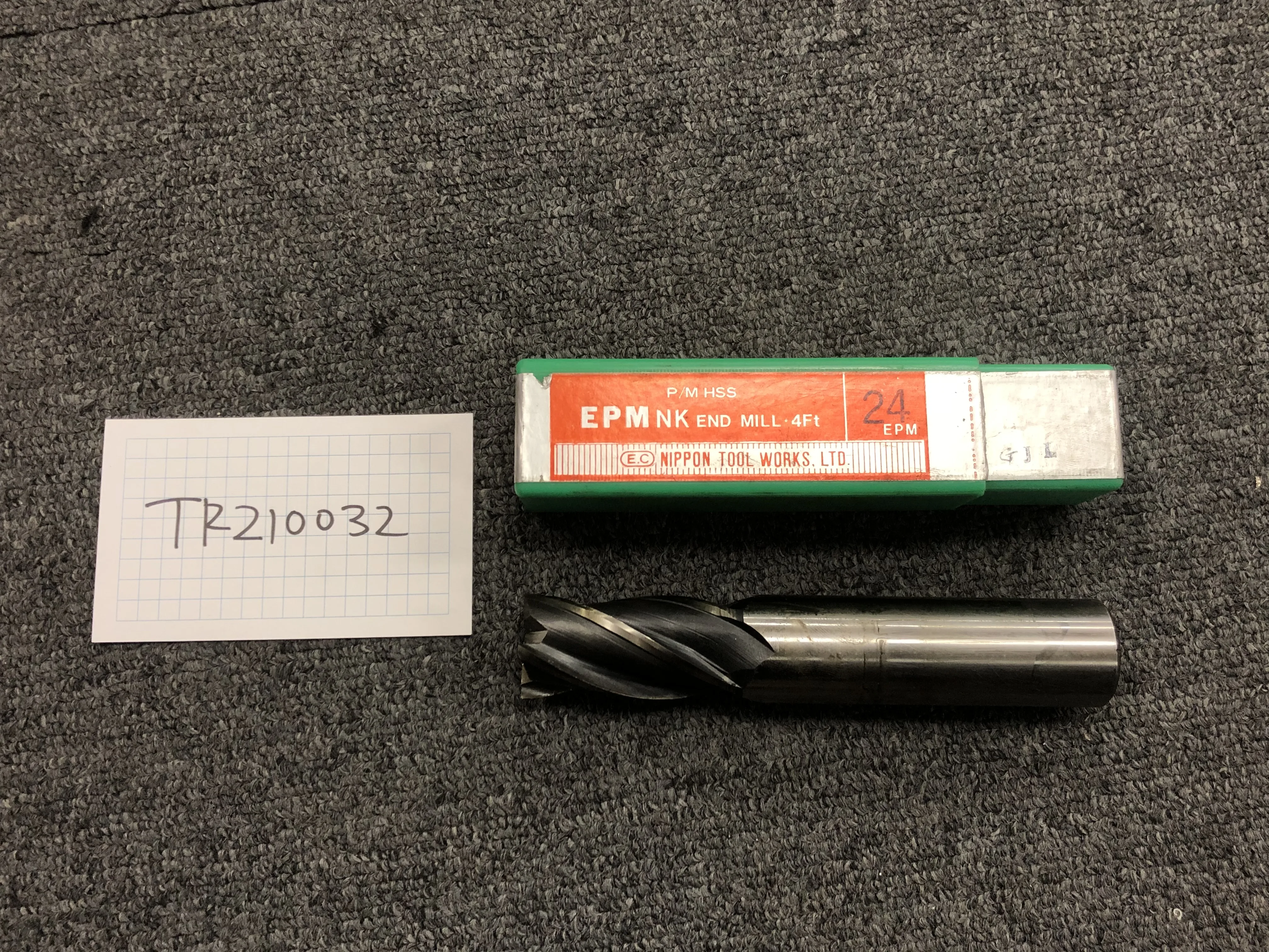 日本工具製作所 エンドミル EPM24NK / NIPPON TOOL WORKS 4-Flute Square End Mill EPM24NK TR210032