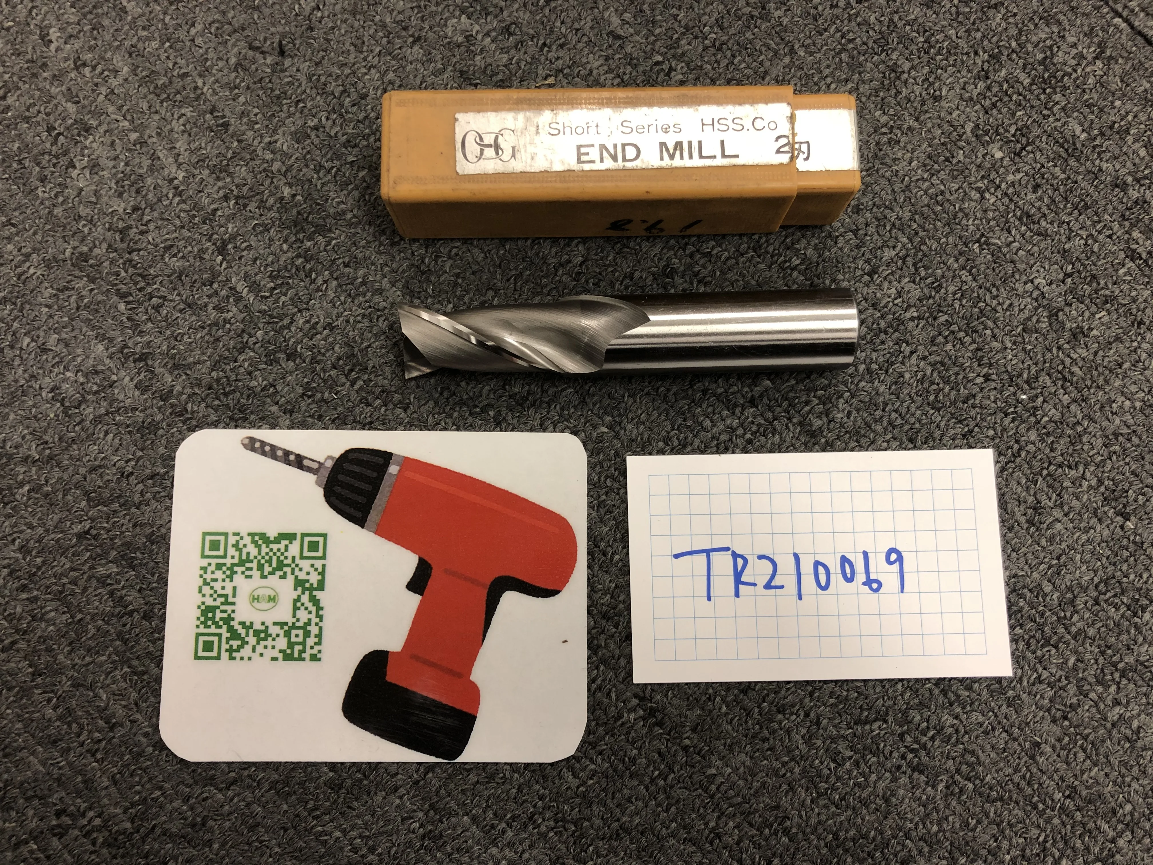 OSG/オーエスジー エンドミル EDS20 / OSG 2-Flute Square End Mill EDS20 TR210069