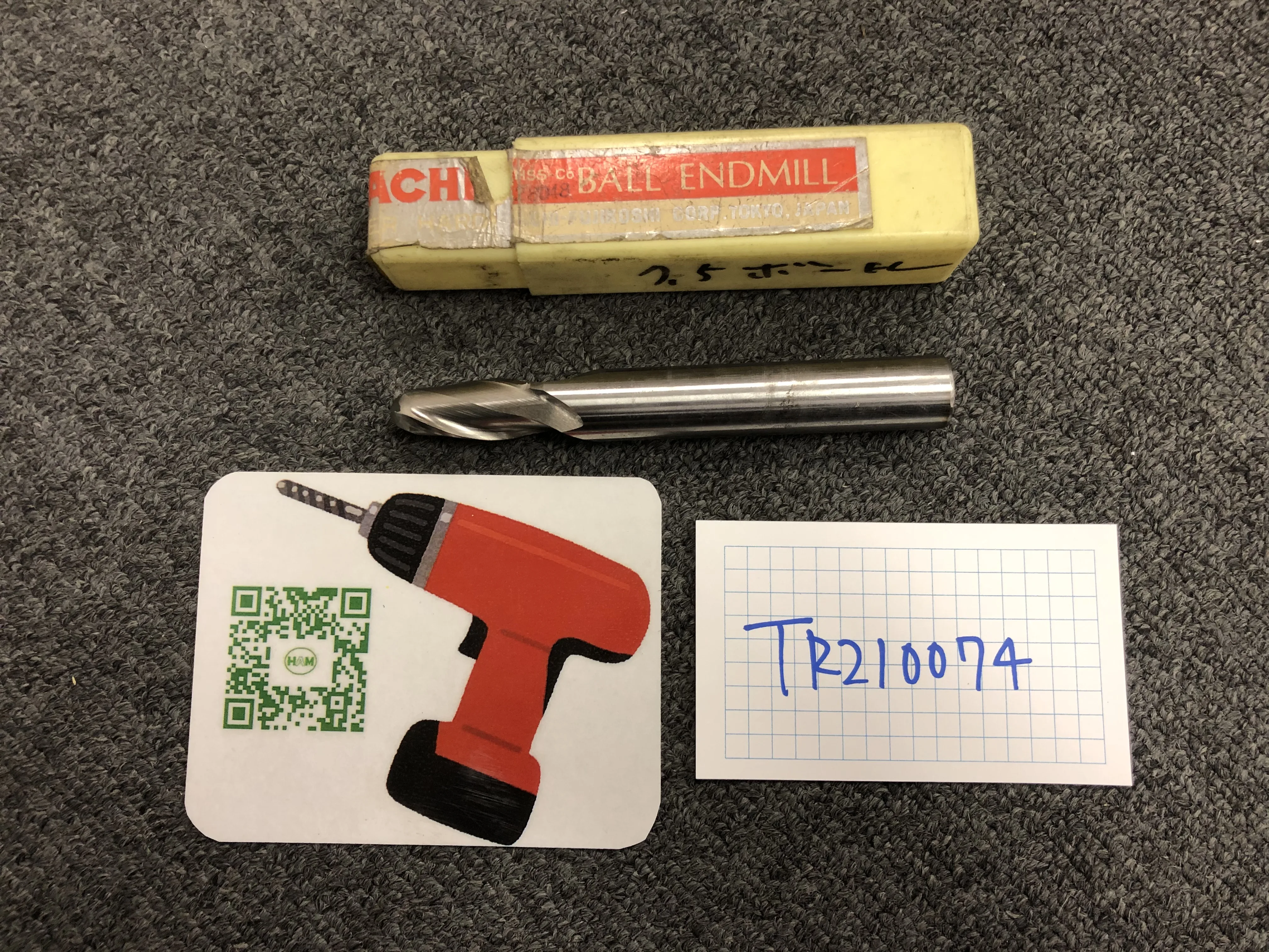 不二越 Nachi ボールエンドミル R7x16 / NACHI-FUJIKOSHI Ball End Mill R7x16 TR210074