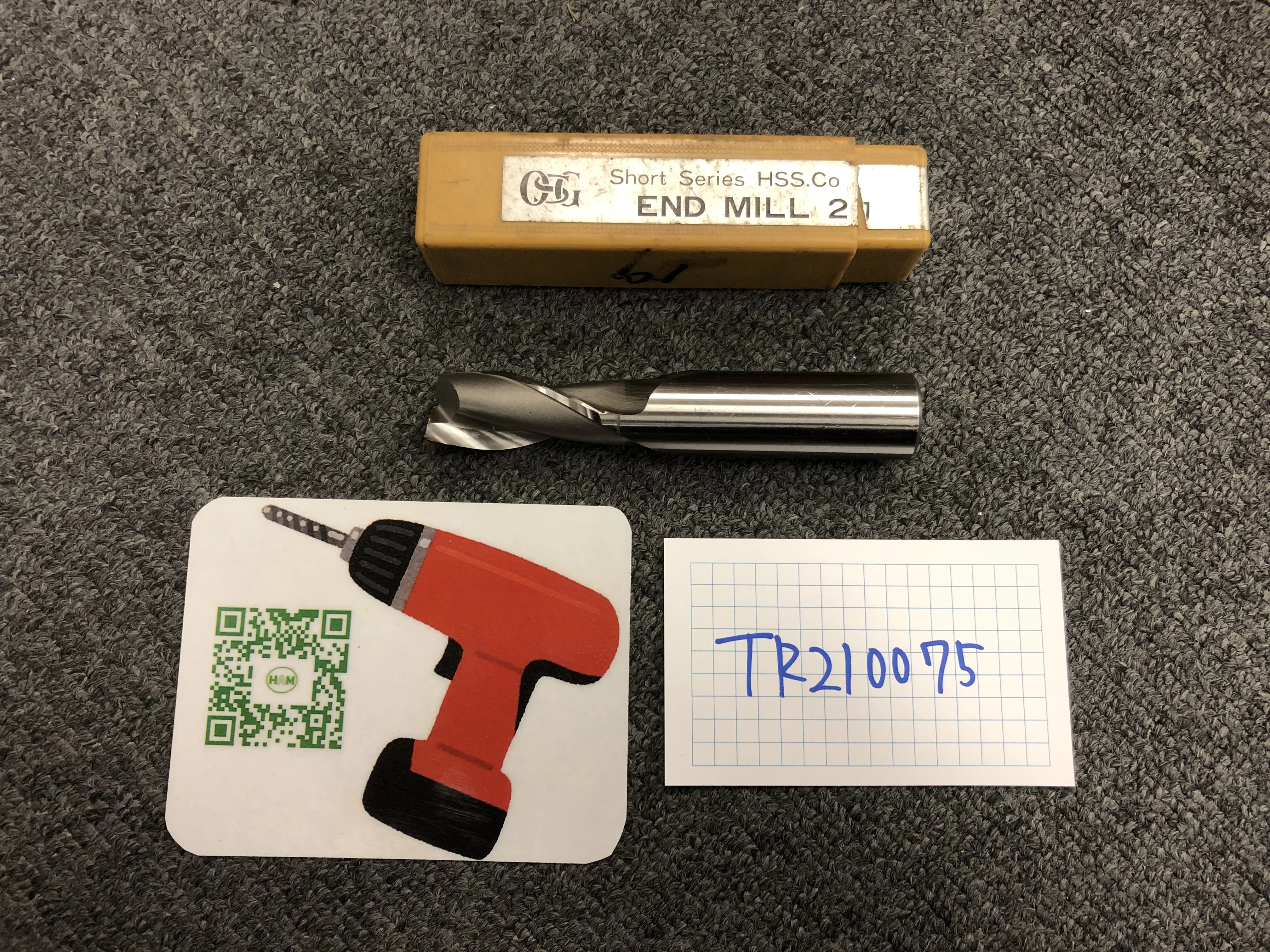 OSG/オーエスジー エンドミル 19Hss / OSG 2-Flute Square End Mill 19Hss TR210075