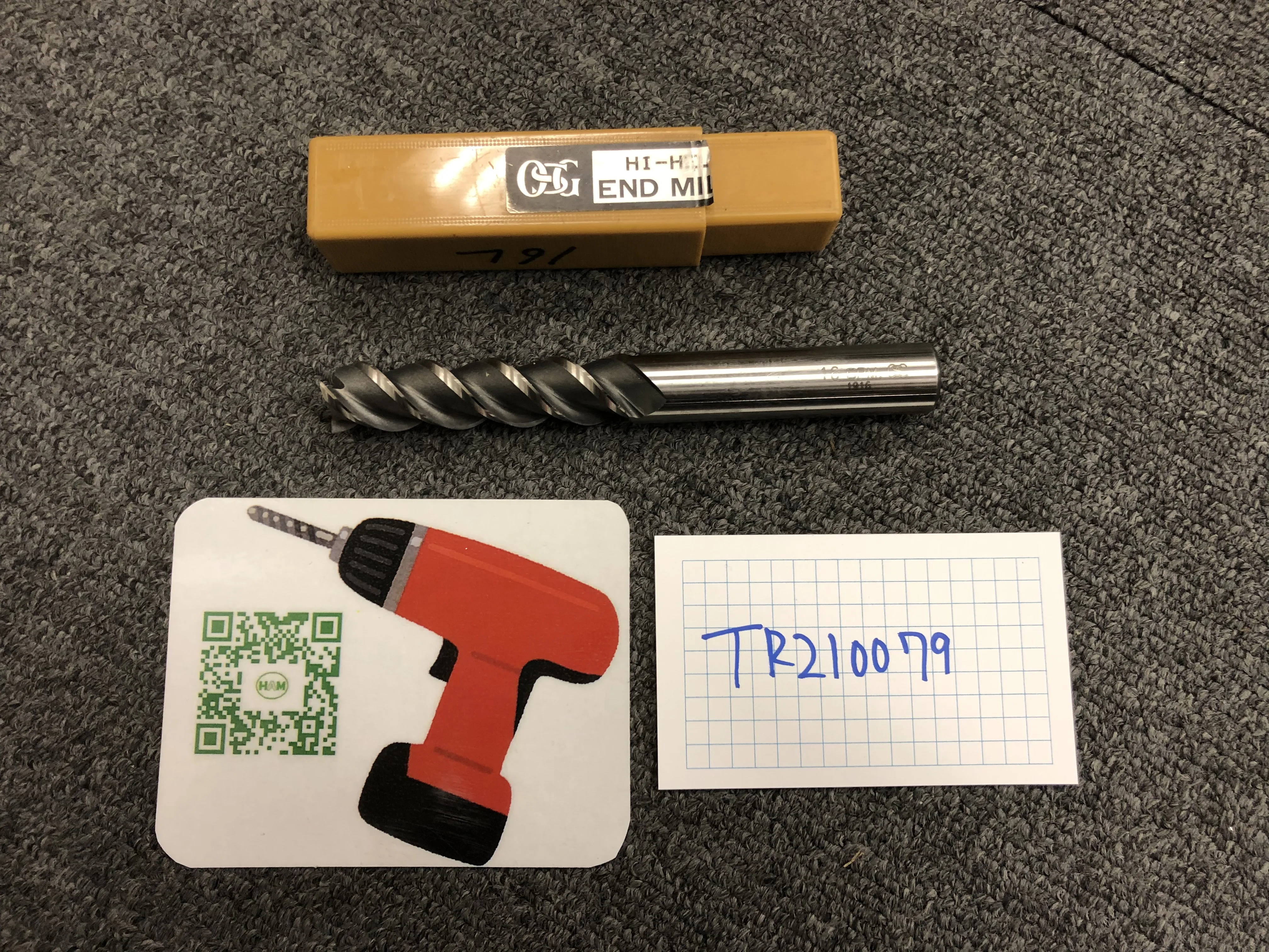 OSG/オーエスジー 3枚刃/スクエア/エンドミル CPM / OSG 3-Flute End Mill CPM TR210079