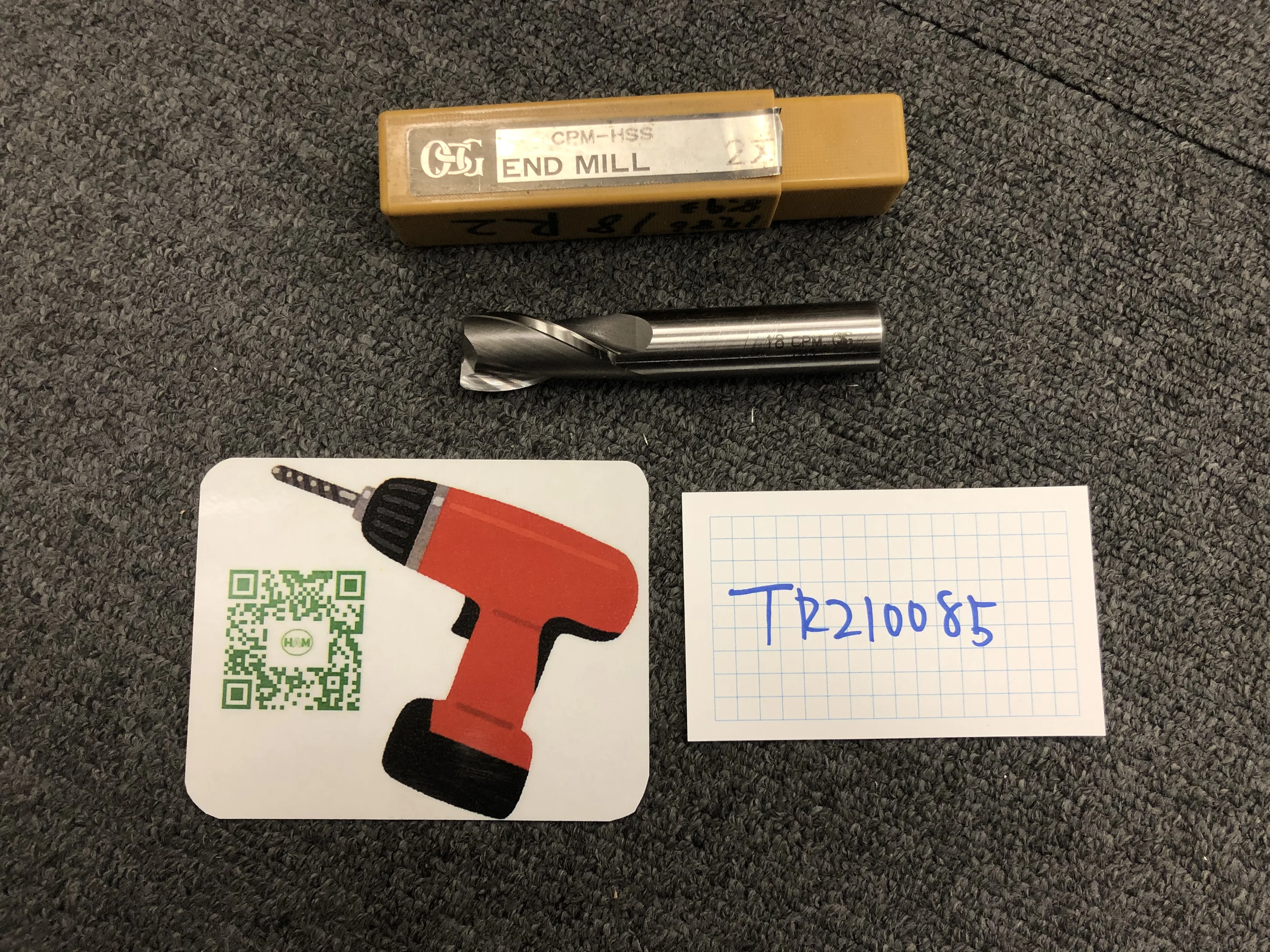 OSG/オーエスジー 2枚刃/スクエア/エンドミル CPM-HSS / OSG 2-Flute Square End Mill CPM-HSS TR210085