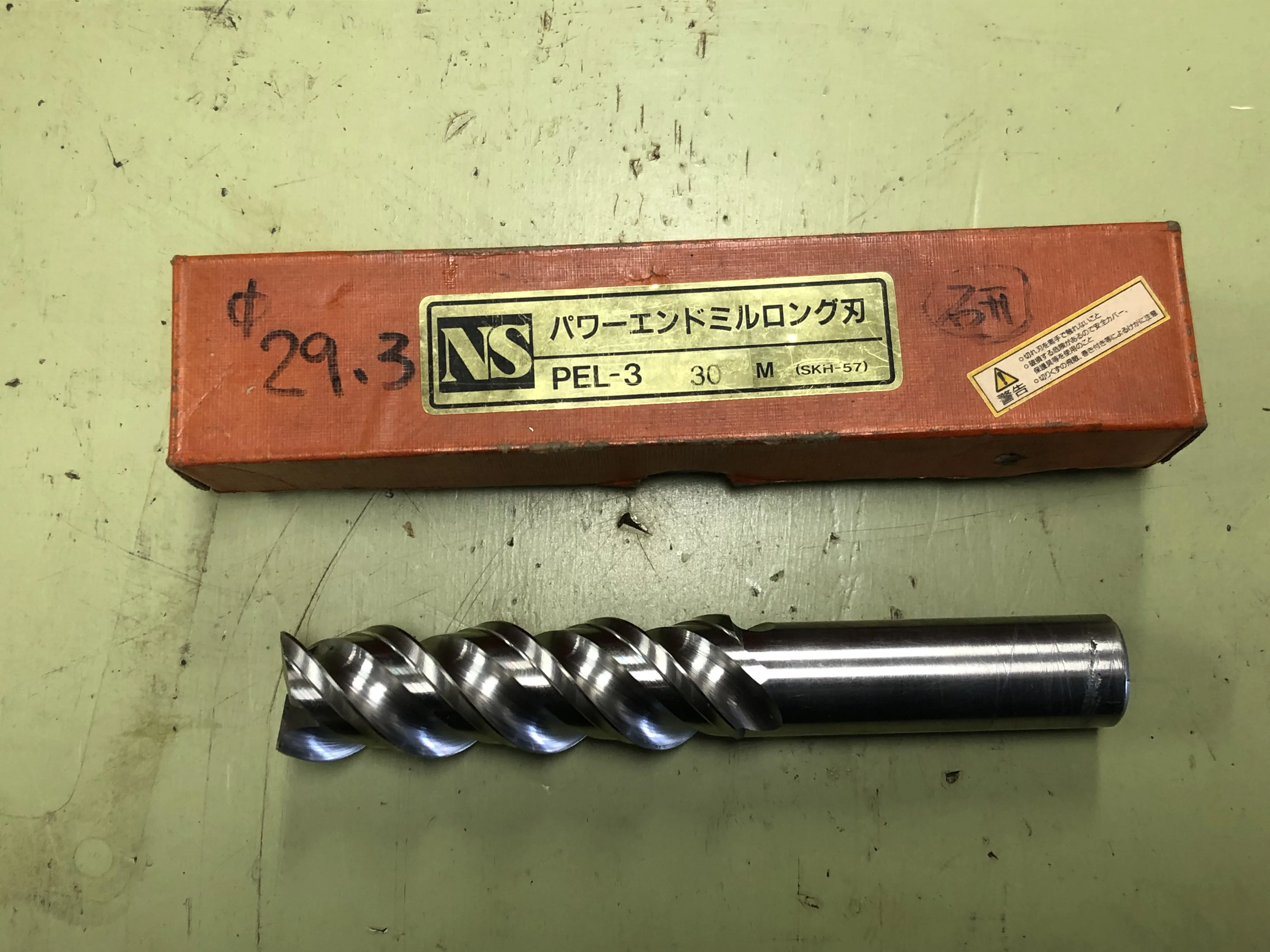 日進工具 NS パワーエンドミルロング刃 PEL3 30M（SKH-57） / NS TOOL Power End Mill Long Flute PEL3 30M（SKH-57） TR210137