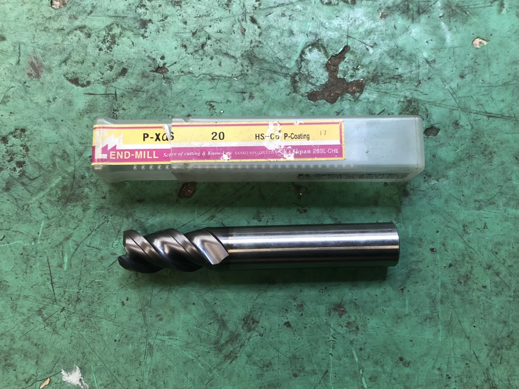 三興製作所 S&K 3枚刃/スクエア/エンドミル P-XαS φ20 / SANKO MFG 3-Flute End Mill P-XαS φ20 TR210167