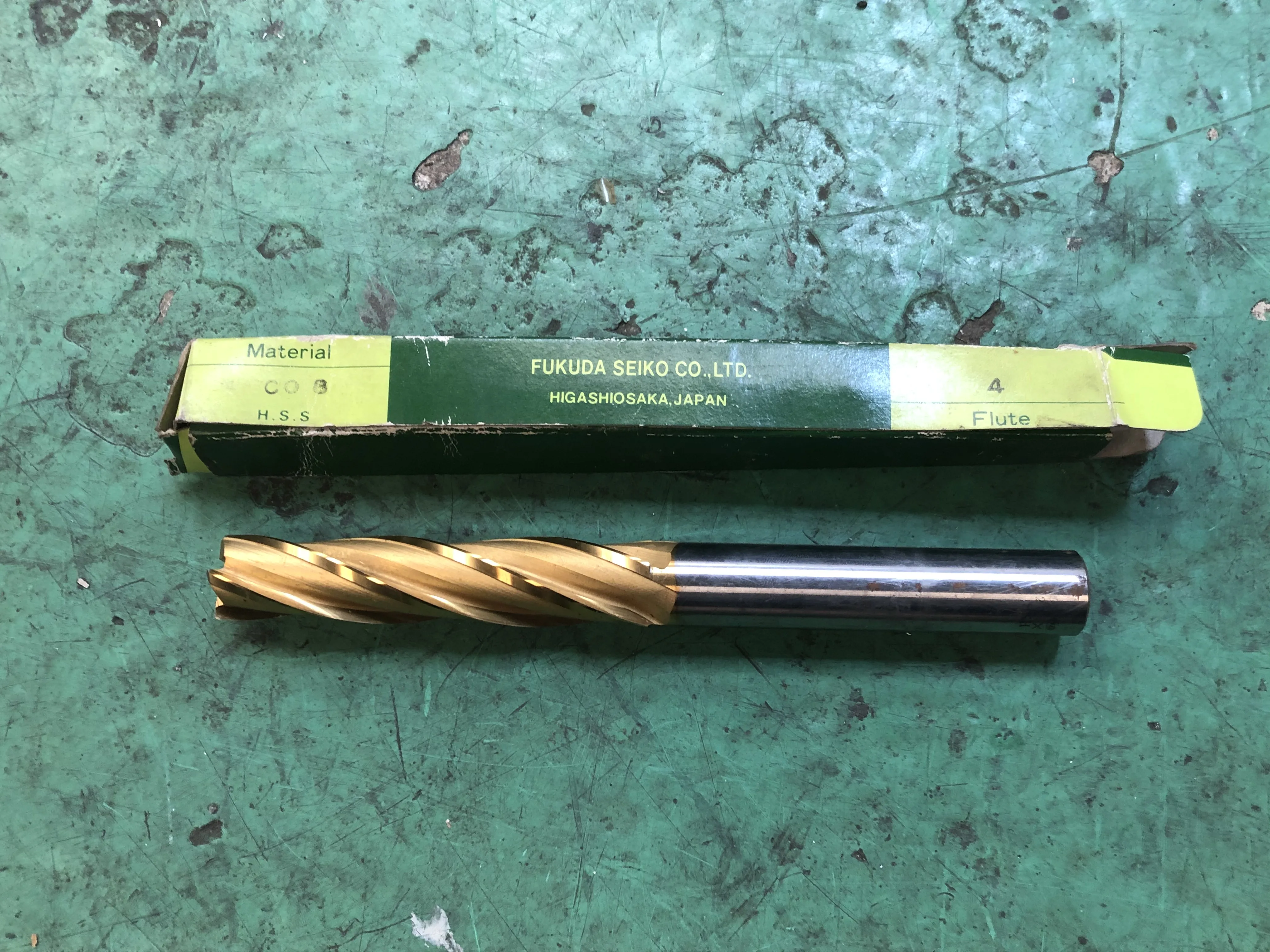 フクダ精工 FKD エンドミル 20x30SKH56 / FUKUDA SEIKO (FKD) 4-Flute Taper End Mill 20x30SKH56 TR210187