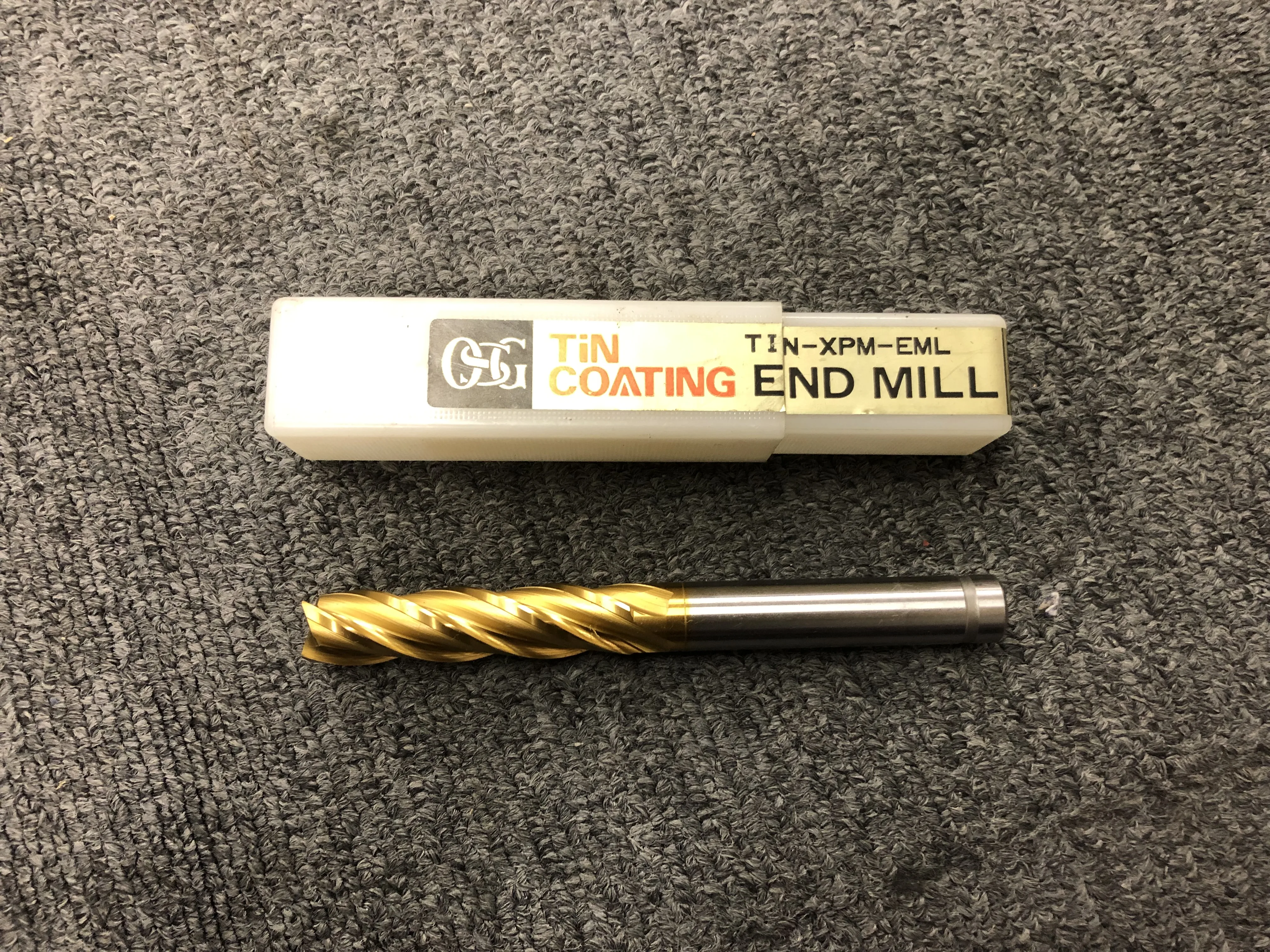 OSG/オーエスジー エンドミル TIN-XPM-EML13 / OSG 4-Flute Square End Mill TIN-XPM-EML13 TR210196