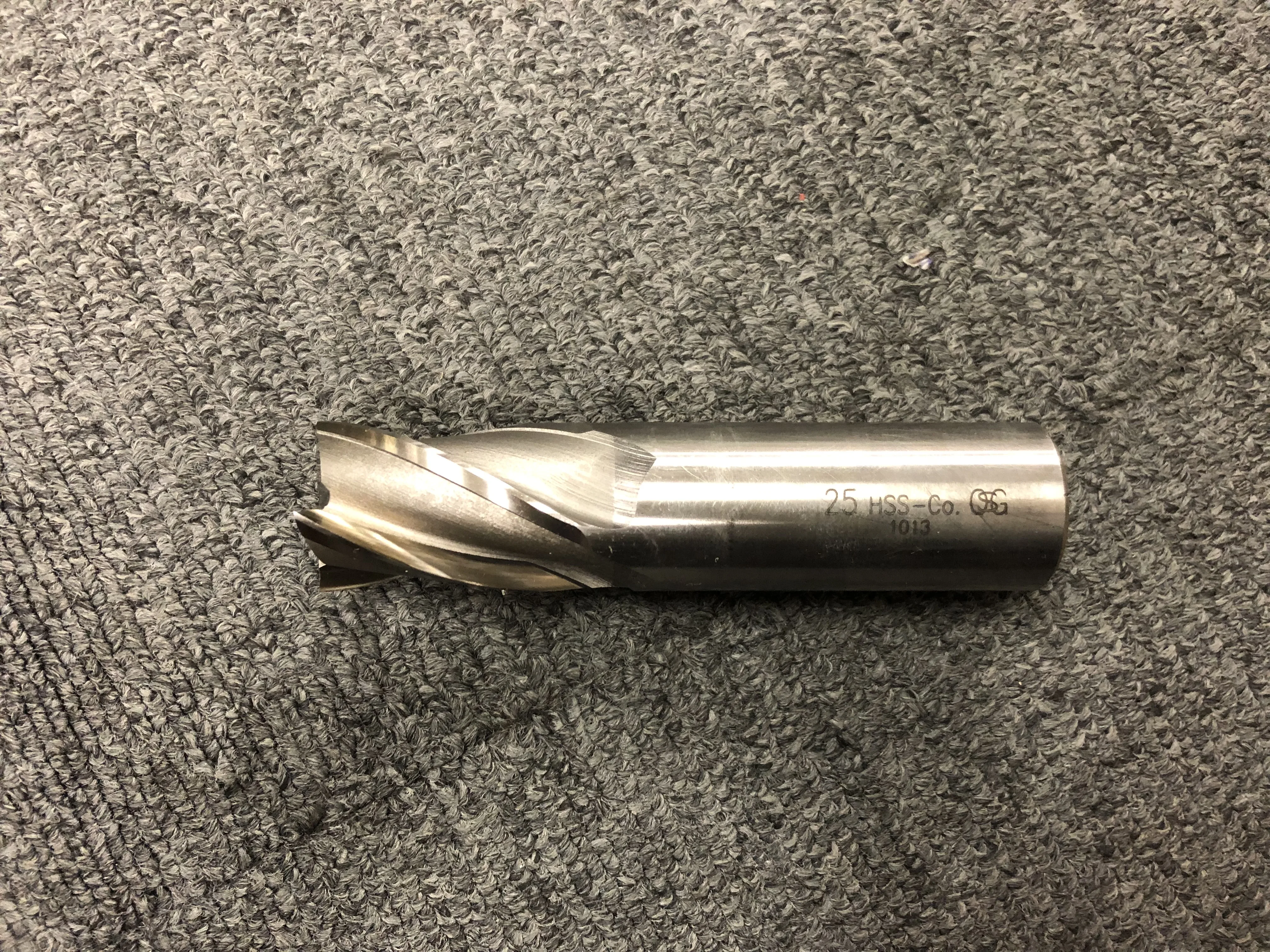 OSG/オーエスジー エンドミル 25Hss / OSG 4-Flute Square End Mill 25Hss TR210207