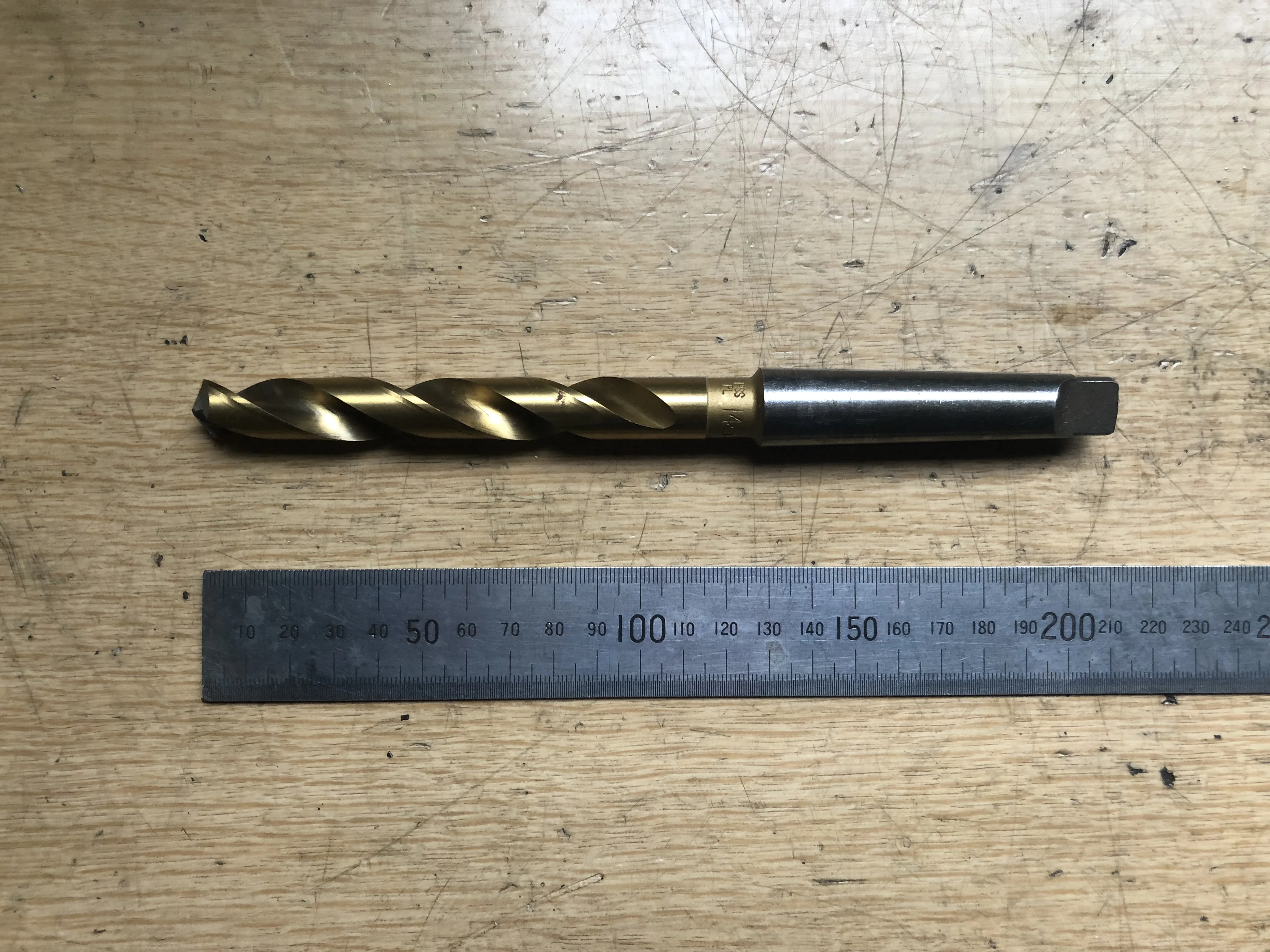 不二越 Nachi Gテーパシャンク スタンダードドリル HSS PL 14.5 / NACHI-FUJIKOSHI G Taper Shank Standard Drill HSS PL 14.5 TR210287