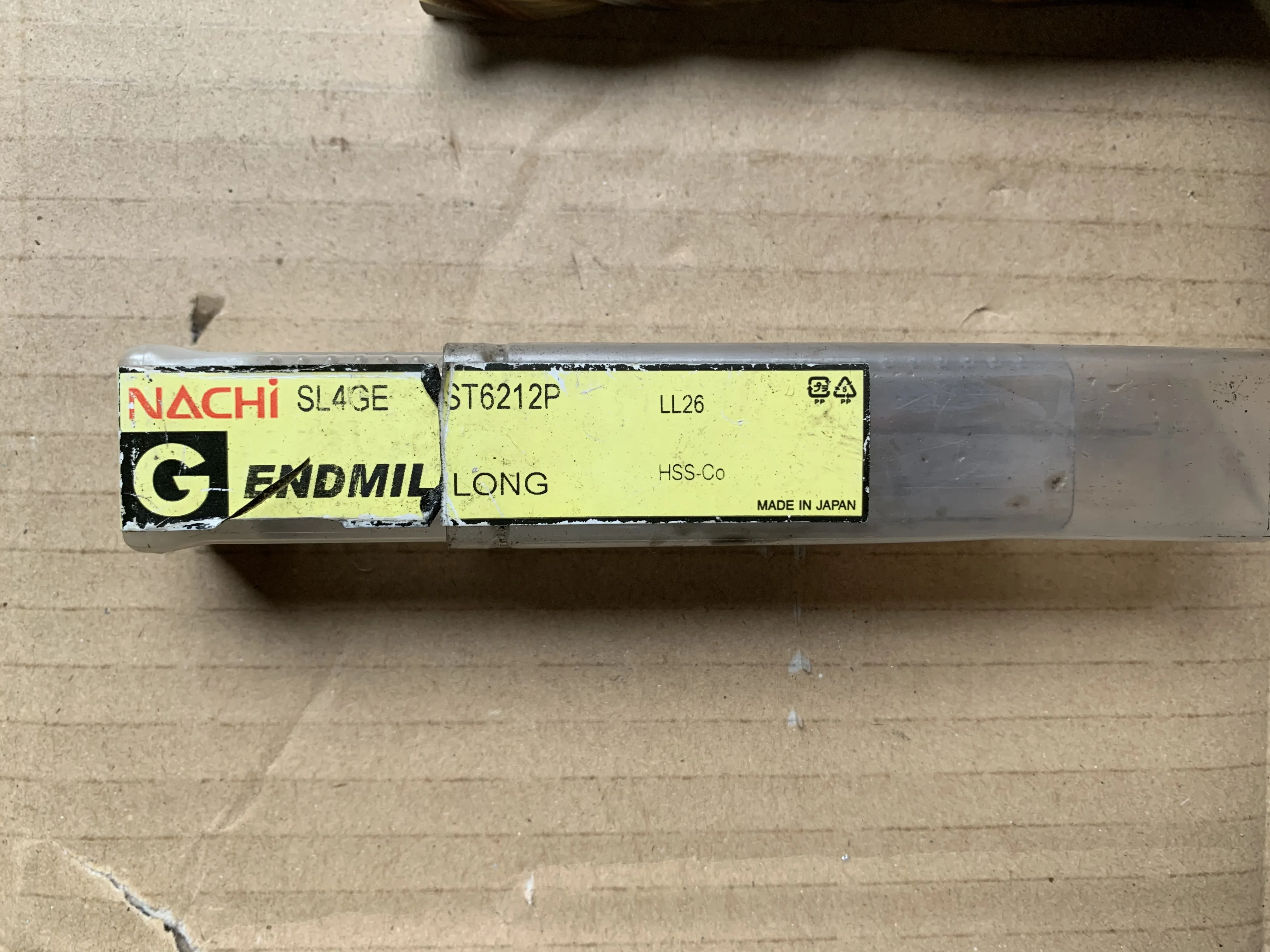 不二越 Nachi エンドミル 19 SL4GE HSS-Co (4枚刃) / NACHI-FUJIKOSHI 4-Flute Square End Mill 19 SL4GE HSS-Co (4枚刃) TR220140