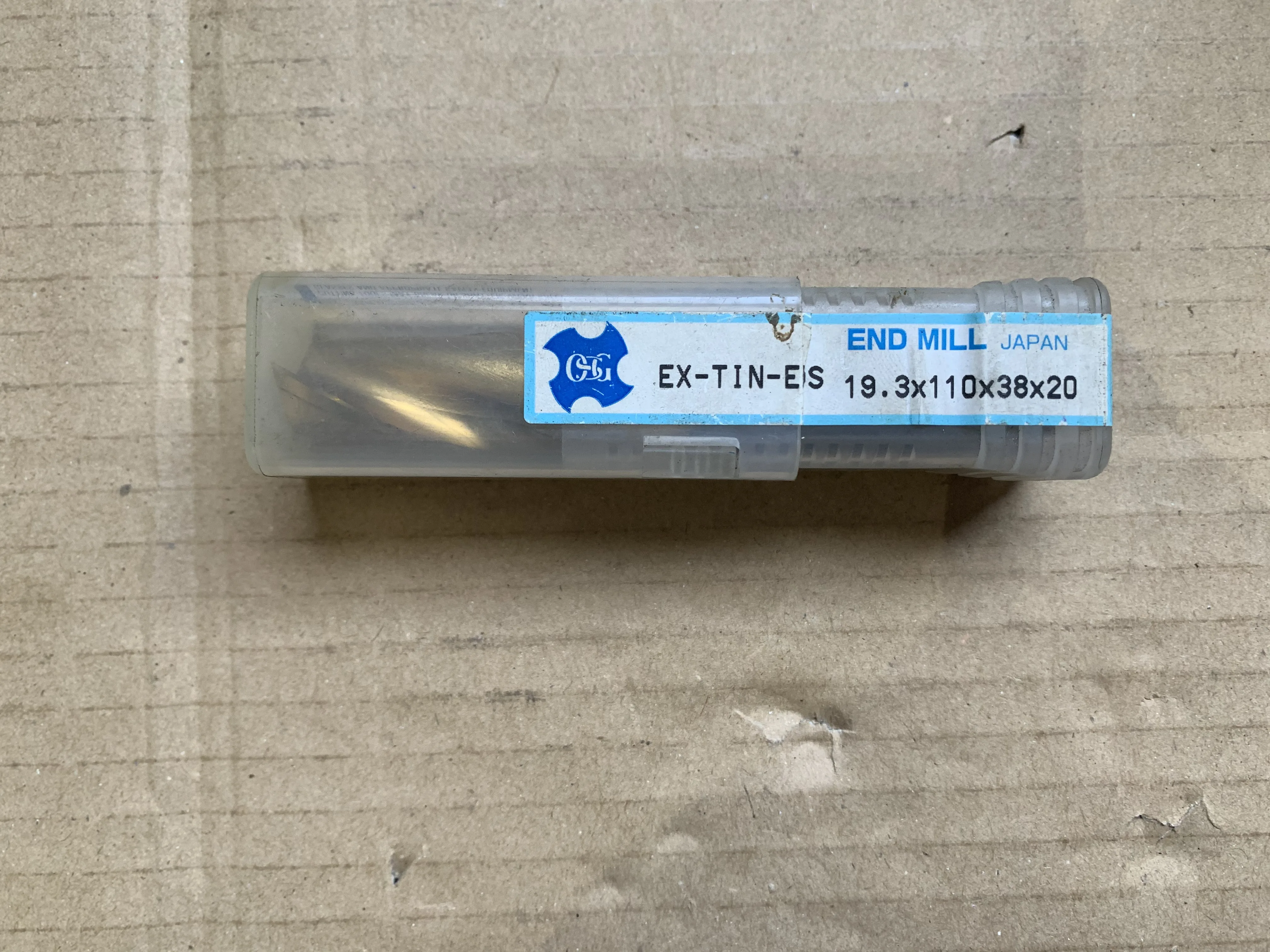 OSG/オーエスジー エンドミル 2枚刃 HSS-Co φ19.2 / OSG 2-Flute Square End Mill 2枚刃 HSS-Co φ19.2 TR220277