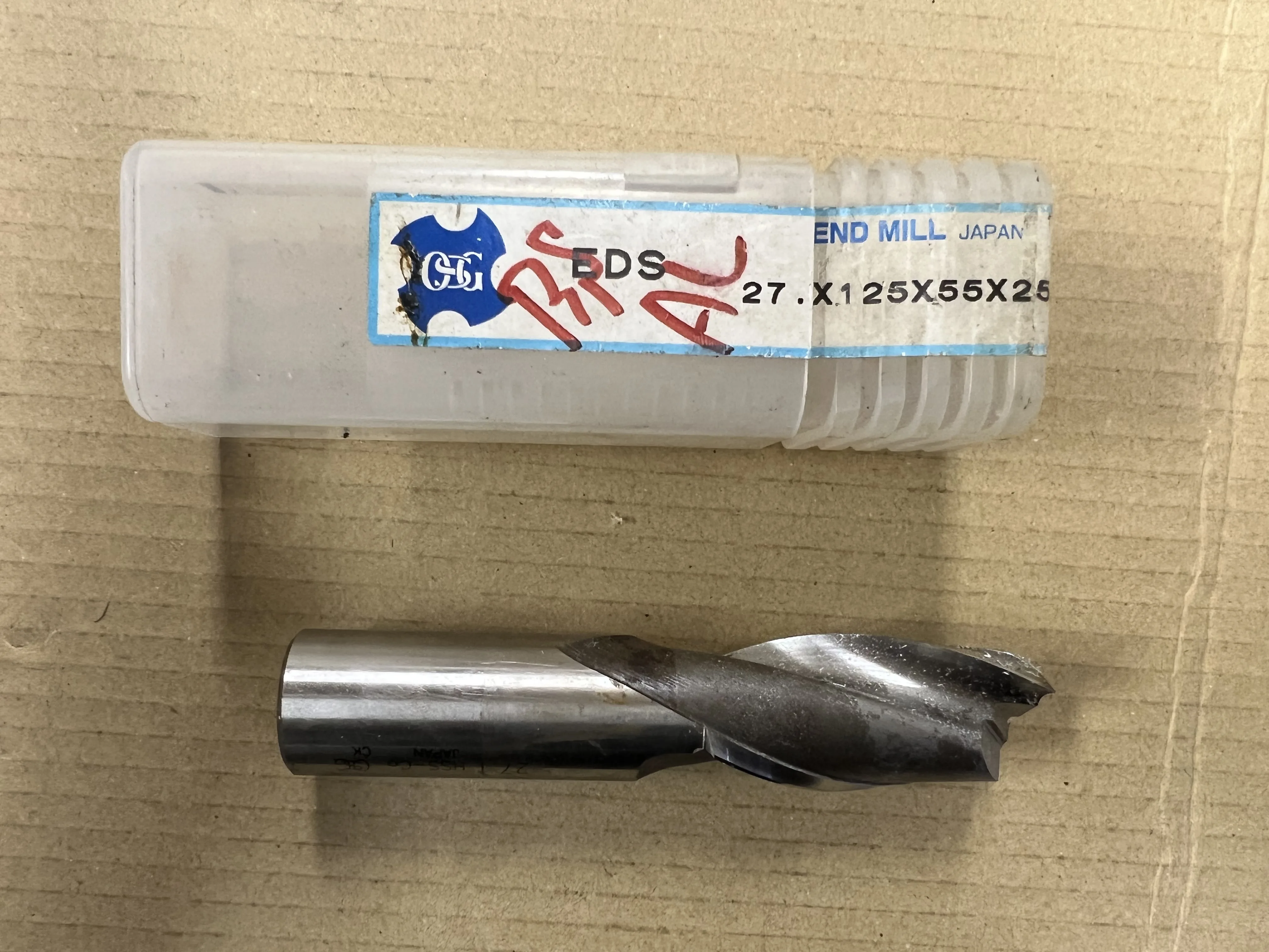 OSG/オーエスジー コバルトハイススクエアエンドミル 2刃 EDS / OSG 2-Flute Square End Mill EDS TR220286