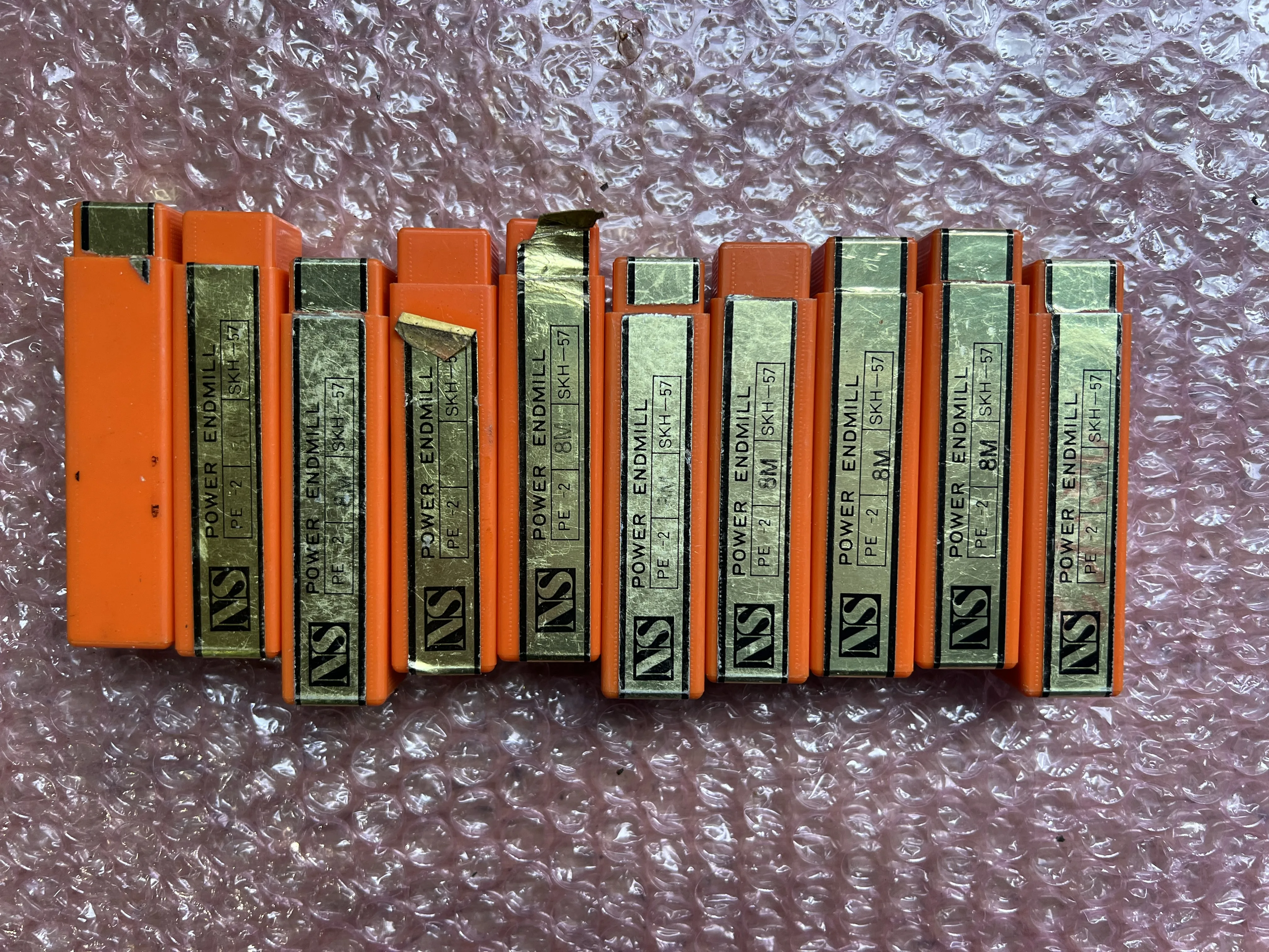 日進工具 NS パワーエンドミル PE-2(1セット10個） / NS TOOL Power End Mill PE-2(1セット10個） TR220298