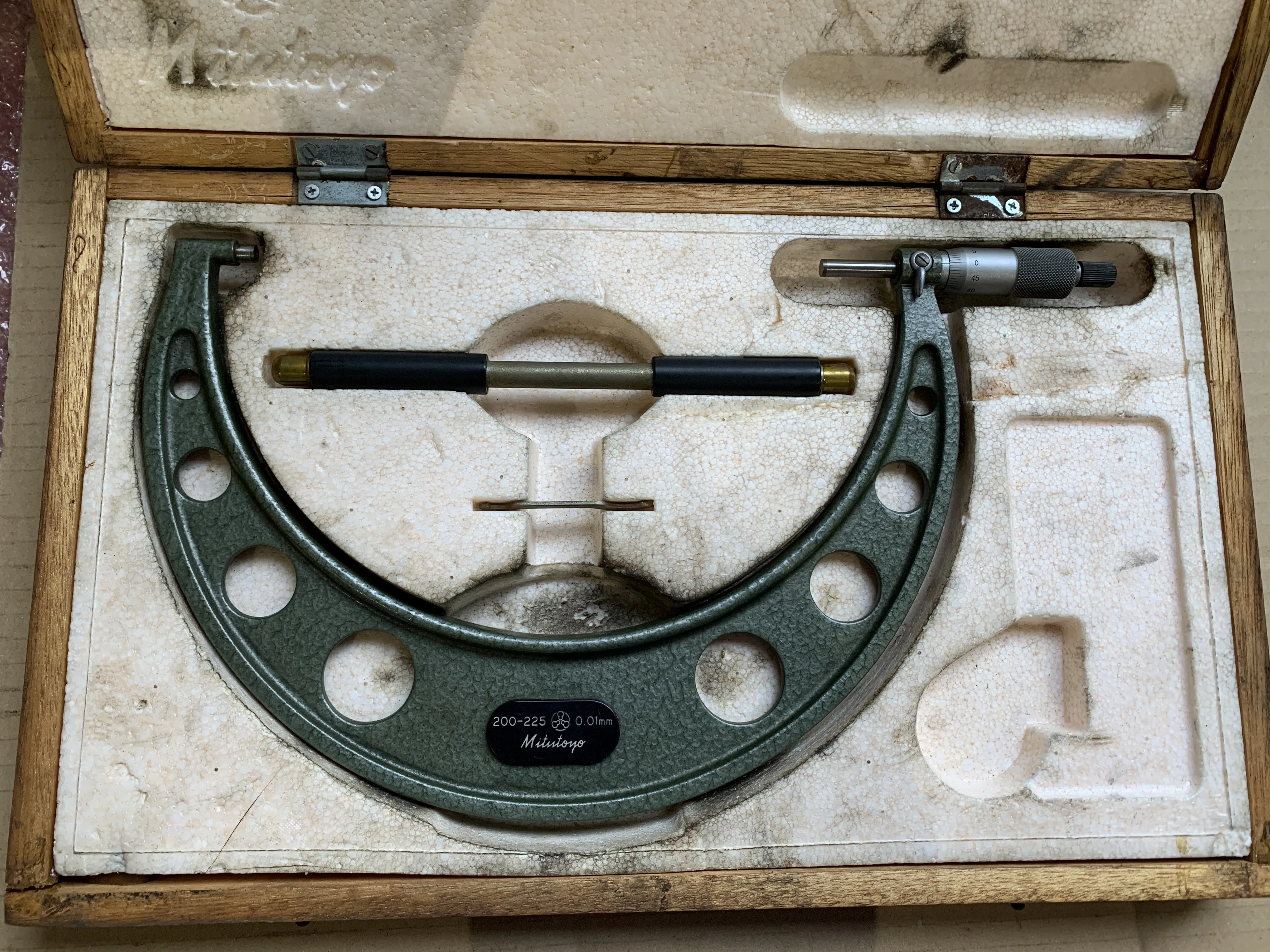 ミツトヨ/三豊製作所 外側マイクロメーター 測定範囲：200-225mm / MITUTOYO Outside Micrometer 測定範囲：200-225mm TX220445
