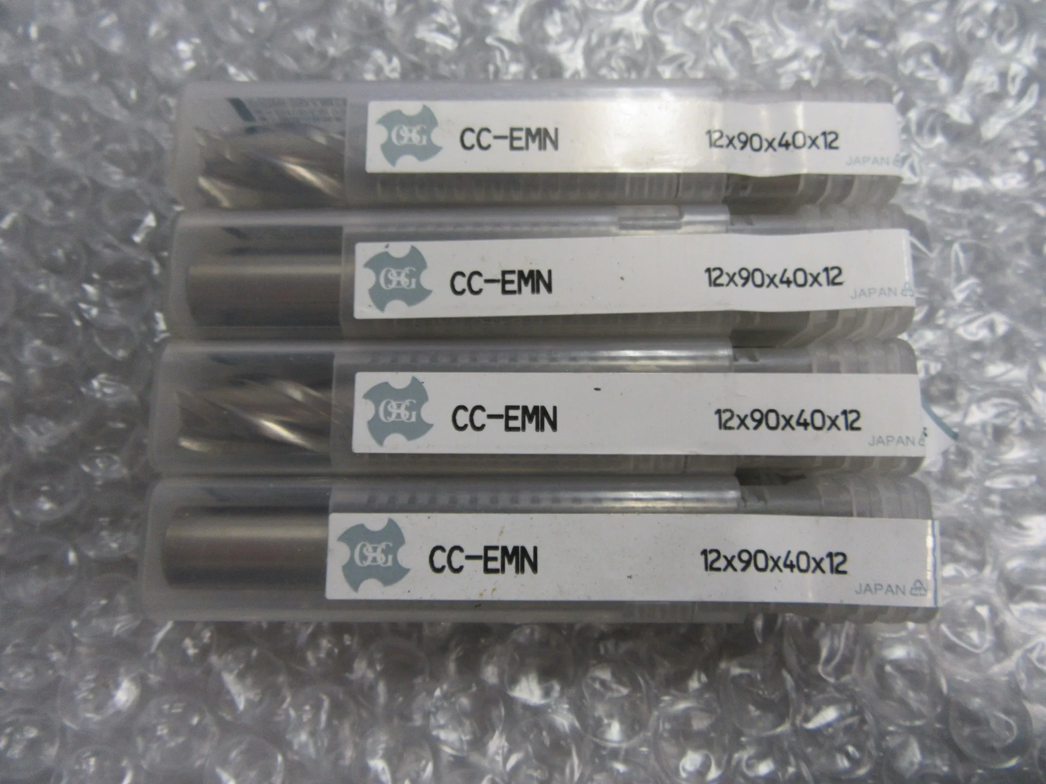 OSG/オーエスジー 4刃センタカット ミディアム CC-EMN 12x90x40x12 / OSG 4-Flute Square End Mill 4pcs Medium CC-EMN 12x90x40x12 TR230035