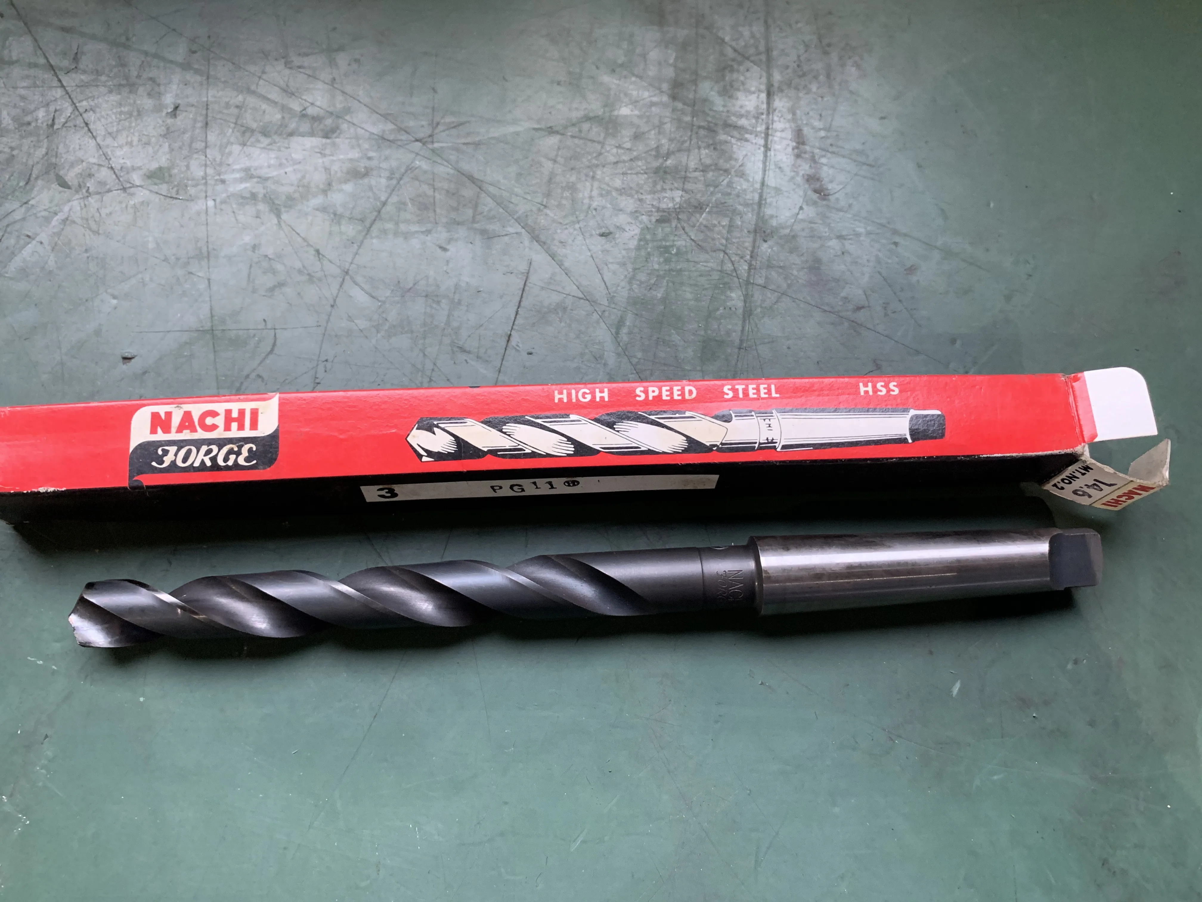 不二越 Nachi テーパーシャンクドリル MT-2 φ14.6mm 全長：230mm / NACHI-FUJIKOSHI Taper Shank Drill MT-2 φ14.6mm 全長：230mm TR230074