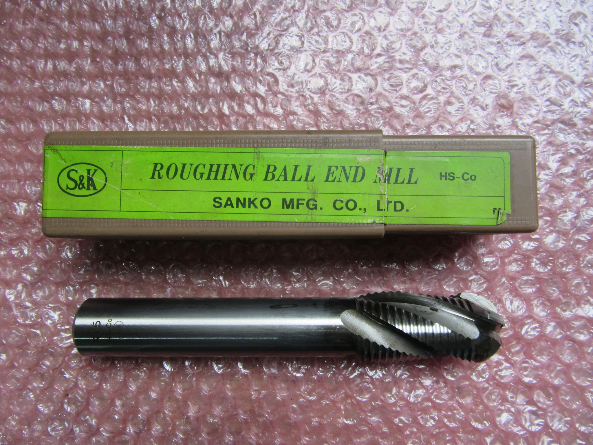 三興製作所 S&K 4刃エンドミル R15 / SANKO MFG 4-Flute Roughing Ball End Mill R15 TR230085