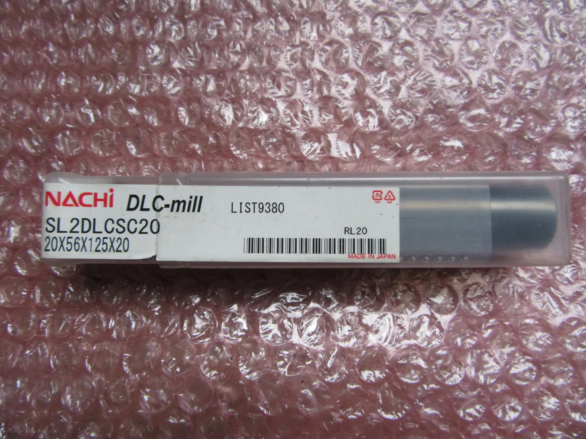 不二越 Nachi 超硬エンドミル SL2DLCSC20(20x56x125x20) / NACHI-FUJIKOSHI Carbide End Mill SL2DLCSC20(20x56x125x20) TR230086