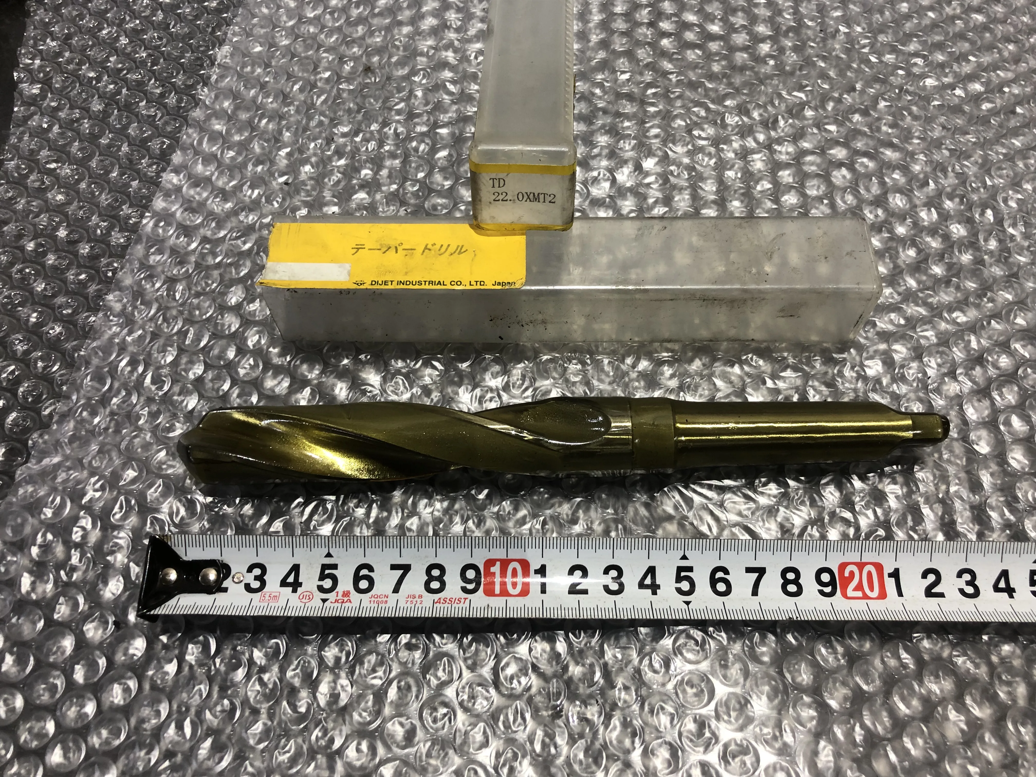 ダイジェット工業 テーパードリル φ22.0xMT2 / DIJET INDUSTRIAL Taper Drill φ22.0xMT2 TR230142