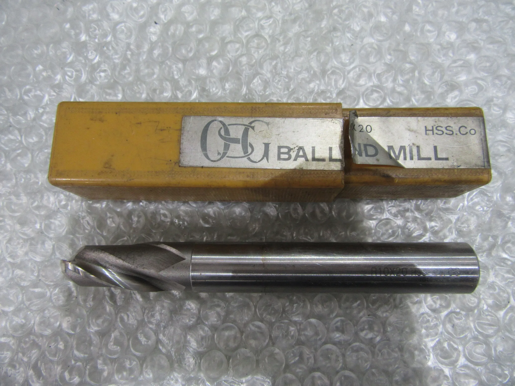 OSG/オーエスジー 2枚ボールエンドミル EBD R10x20 / OSG 2-Flute Ball End Mill EBD R10x20 TR230209