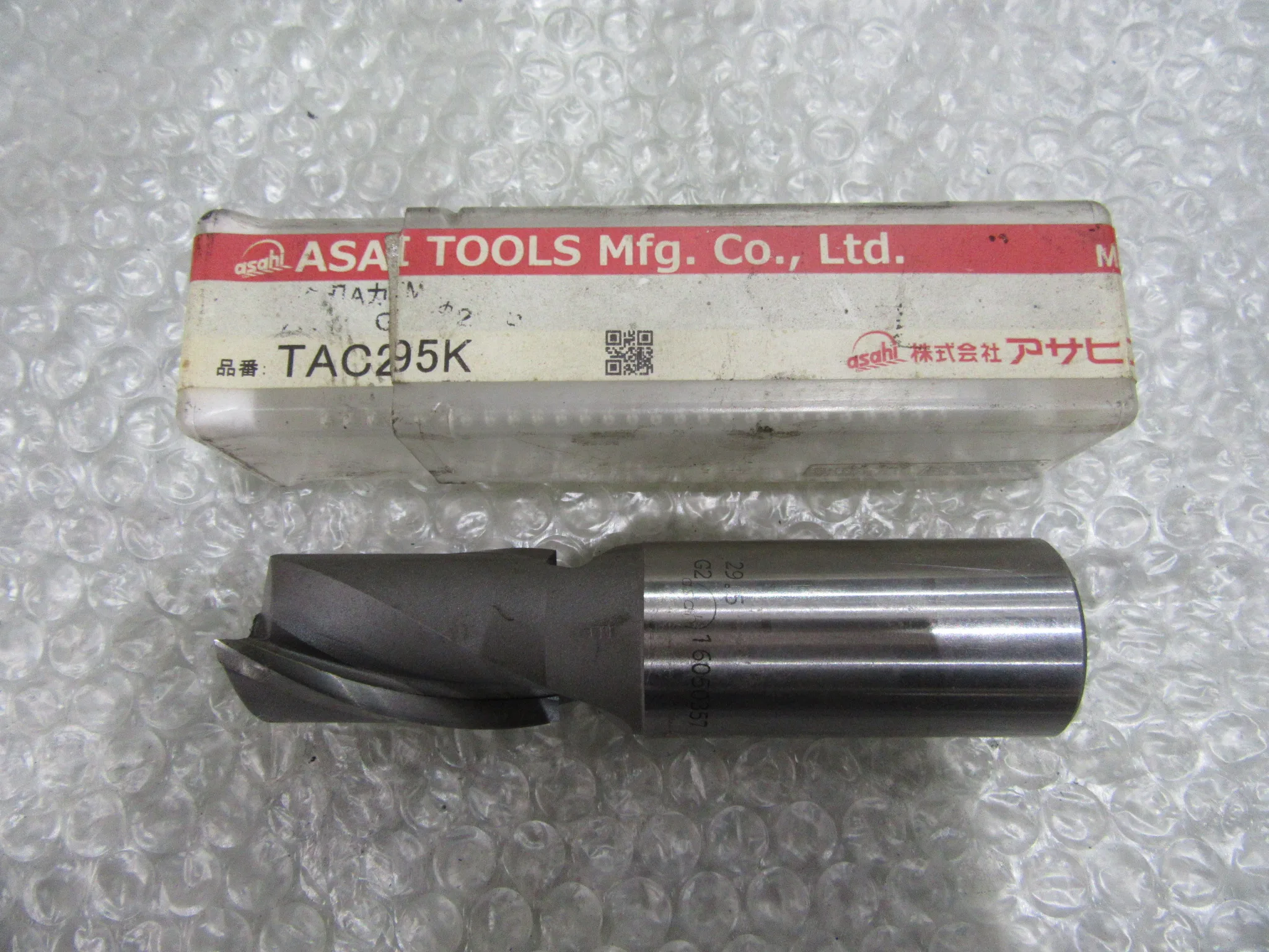 アサヒ工具製作所 2枚刃/スクエア/エンドミル TAC295K / ASAHI KOUGU 2-Flute Square End Mill TAC295K TR230223