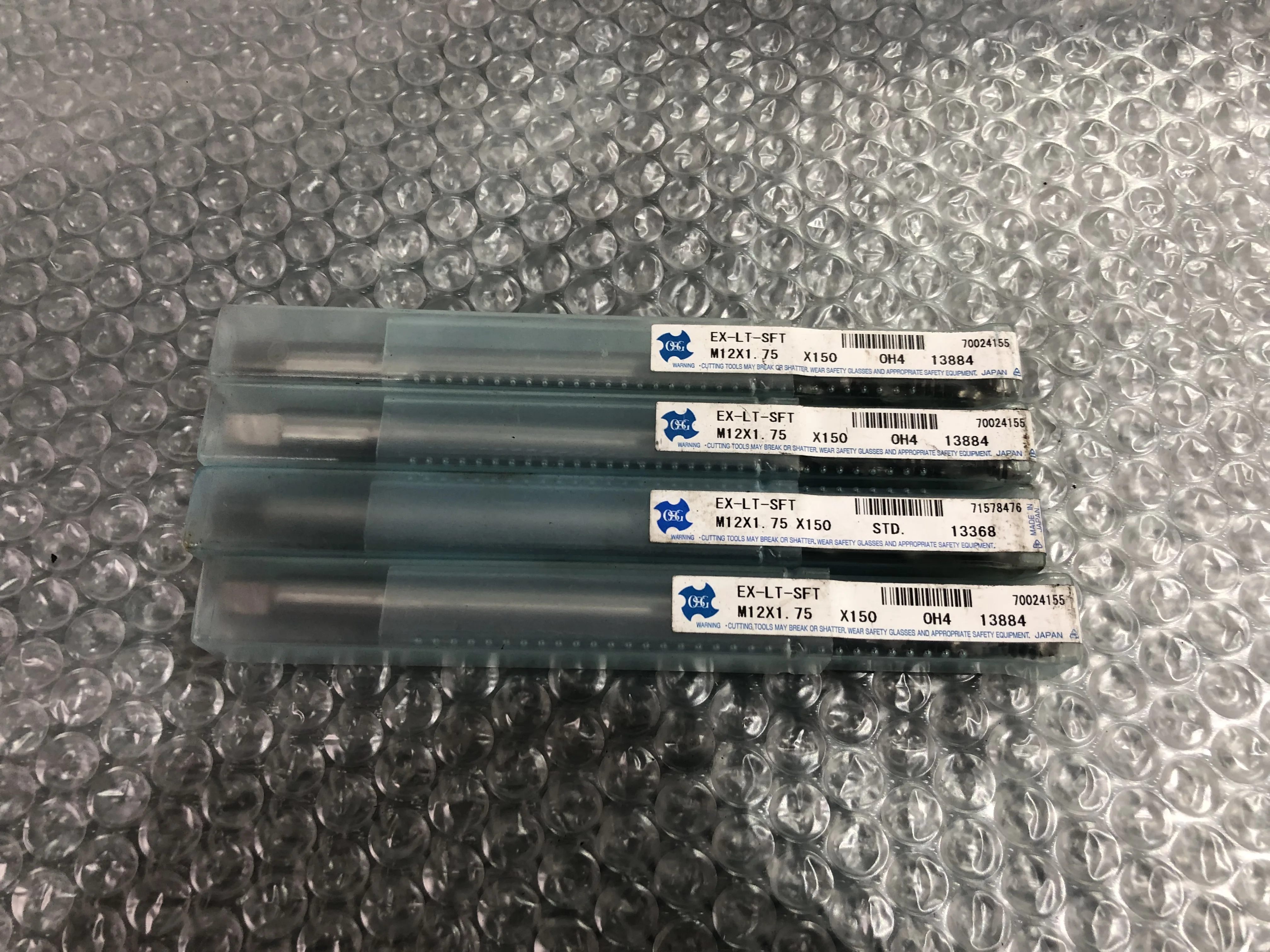 OSG/オーエスジー スパイラルタップシリーズ 一4個 M12x1.75x150 / OSG Spiral Tap 4pcs M12x1.75x150 TR230252