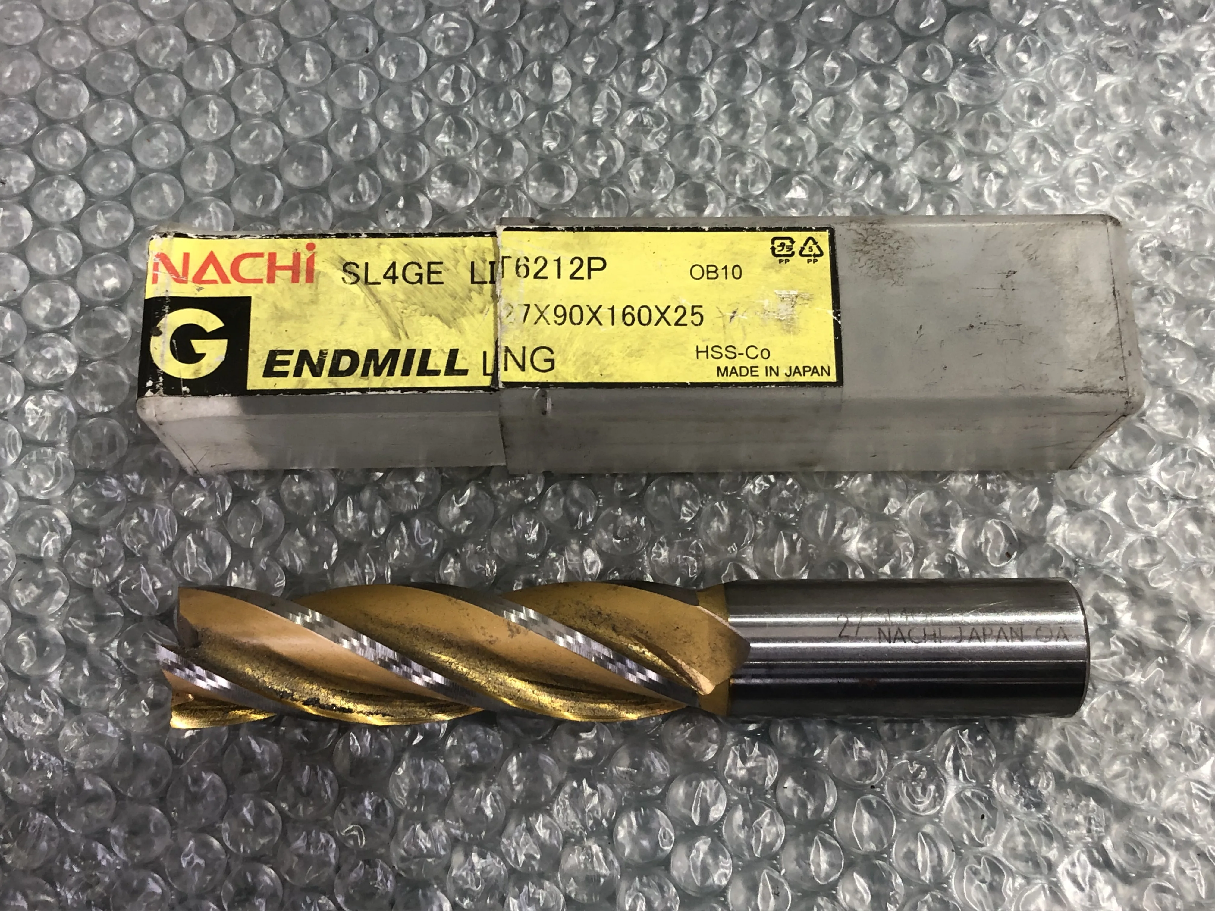 不二越 Nachi 4枚刃/スクエア/エンドミル φ27 SL4GE / NACHI-FUJIKOSHI 4-Flute Square End Mill φ27 SL4GE TR230344