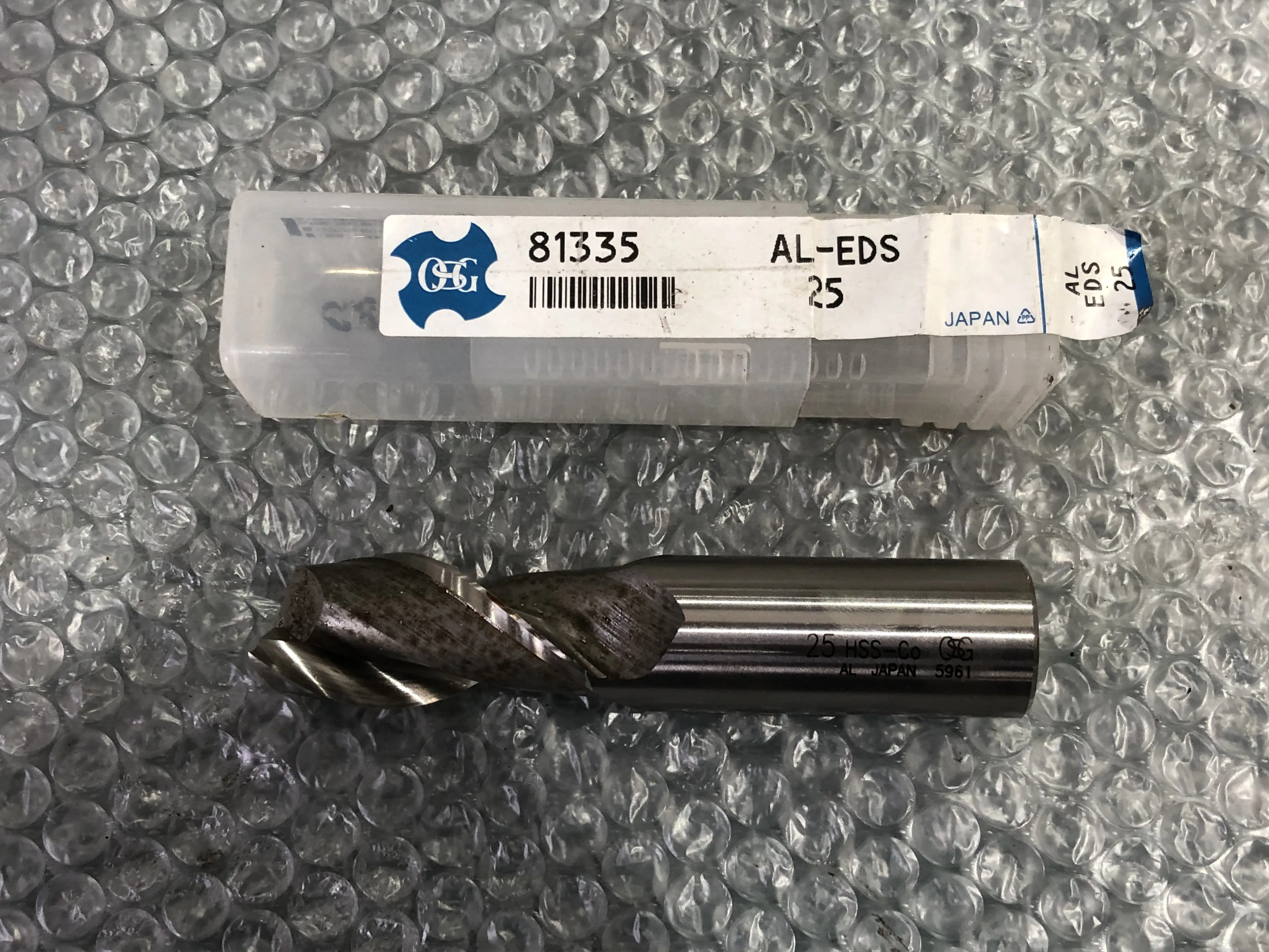 OSG/オーエスジー 2枚刃/スクエア/エンドミル φ25 AL-EDS / OSG 2-Flute Square End Mill φ25 AL-EDS TR230345
