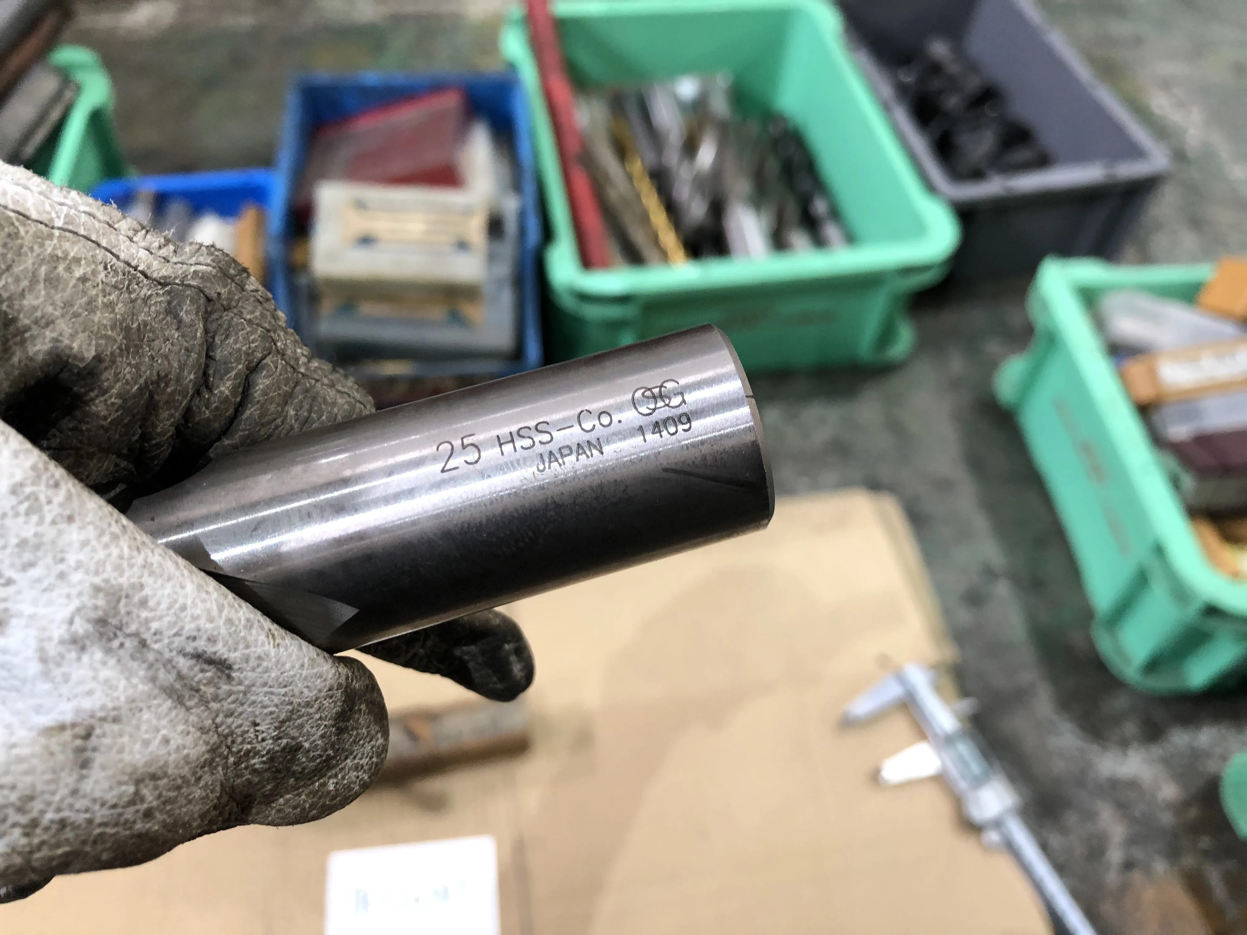 OSG/オーエスジー エンドミル 25 HSS-Co / OSG 2-Flute Short Series Square End Mill 25 HSS-Co TR230387