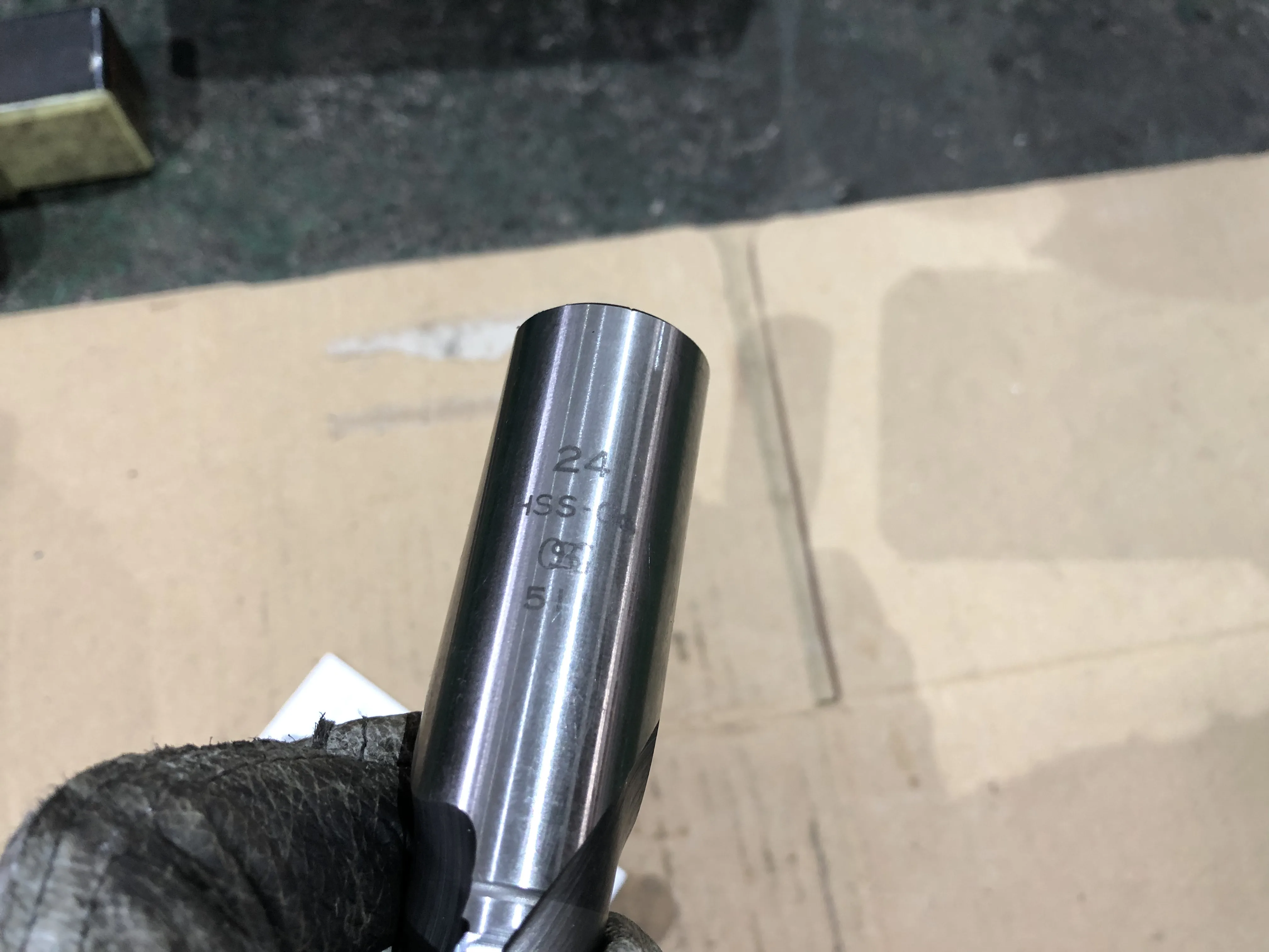 OSG/オーエスジー エンドミル 24Hss-Co / OSG 2-Flute Short Series Square End Mill 24Hss-Co TR230401