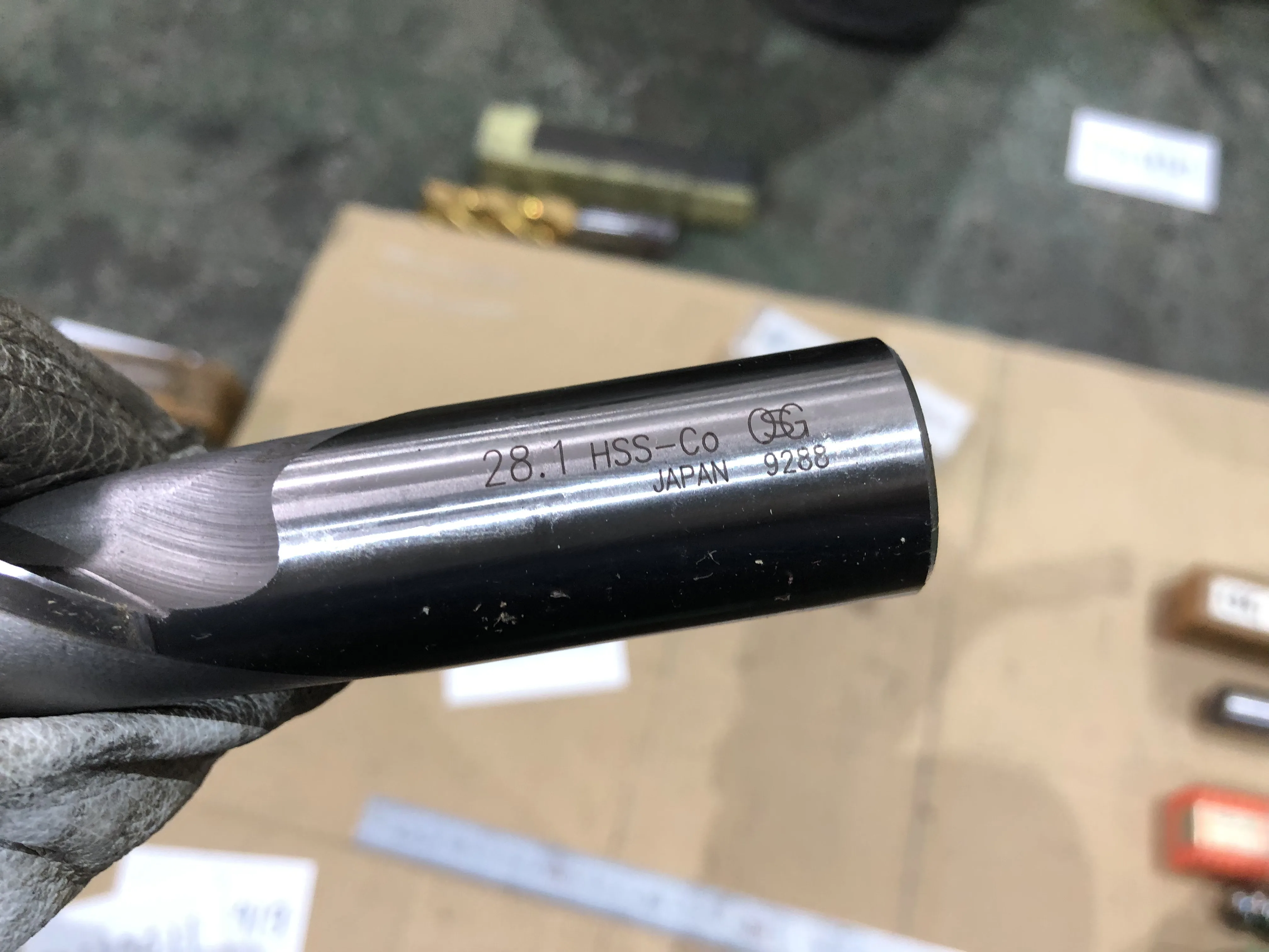 OSG/オーエスジー エンドミル 28.1 HSS-Co / OSG 2-Flute Square End Mill 28.1 HSS-Co TR230410