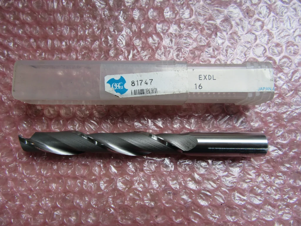 OSG/オーエスジー エンドミル 16ｘ100(81747 EXDL) / OSG 2-Flute Extra-Long Square End Mill 16ｘ100(81747 EXDL) TR230427