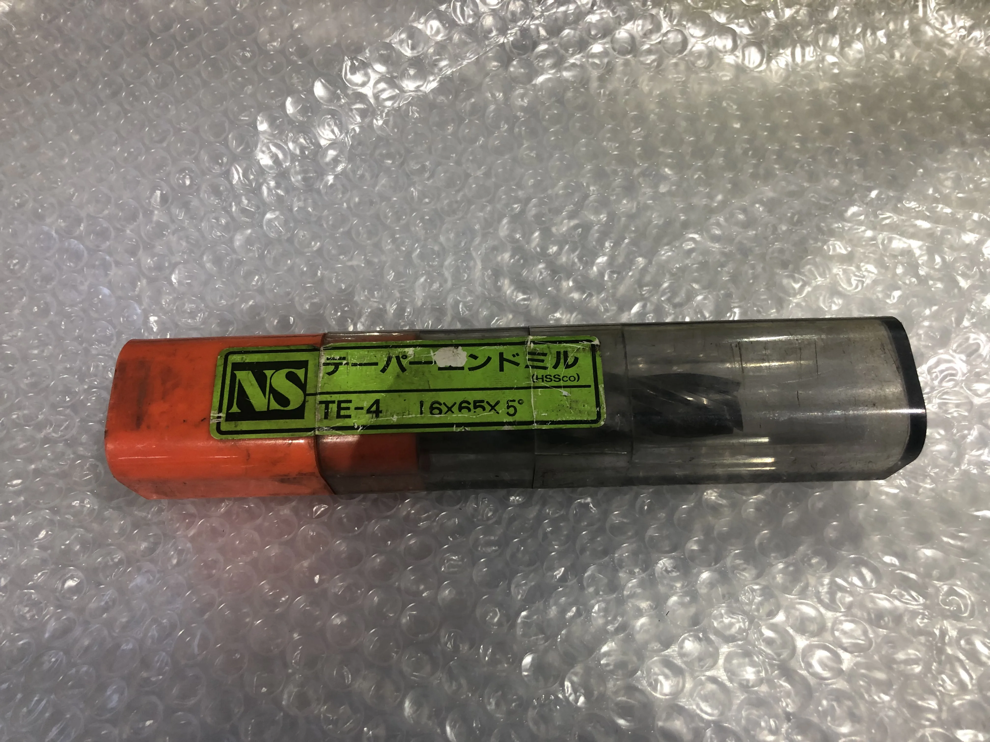 日進工具 NS 4枚刃/スクエア/テーパーエンドミル SKH56 シリーズ 16Mx65x5°（TE-4） / NS TOOL 4-Flute/Square/Taper End Mill SKH56 シリーズ 16Mx65x5°（TE-4） TR230474