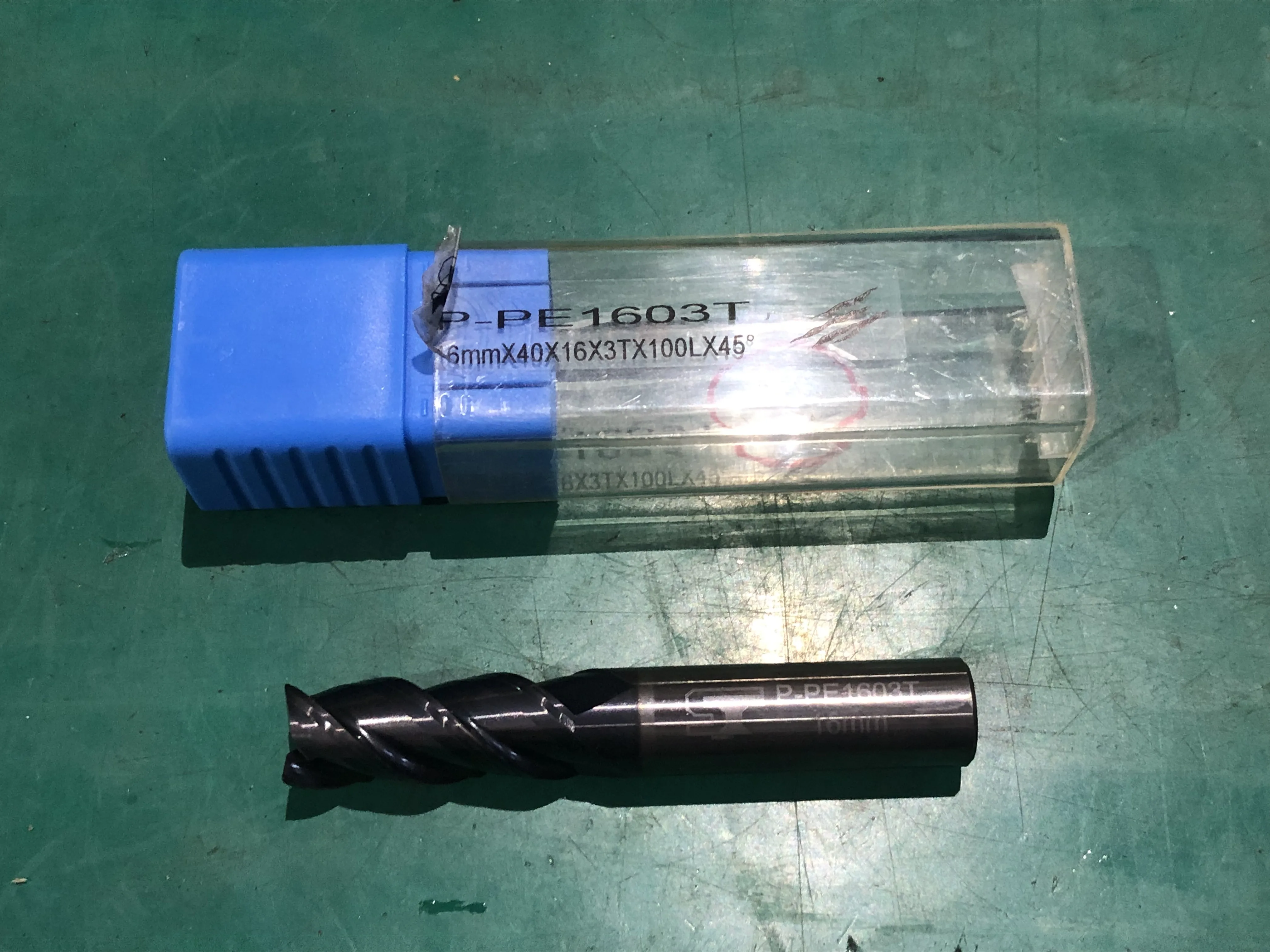 スピードタイガー 3枚刃/スクエア/エンドミル P-PE1603T / SPEED TIGER TECHNOLOGY P-PE1603T TR240205