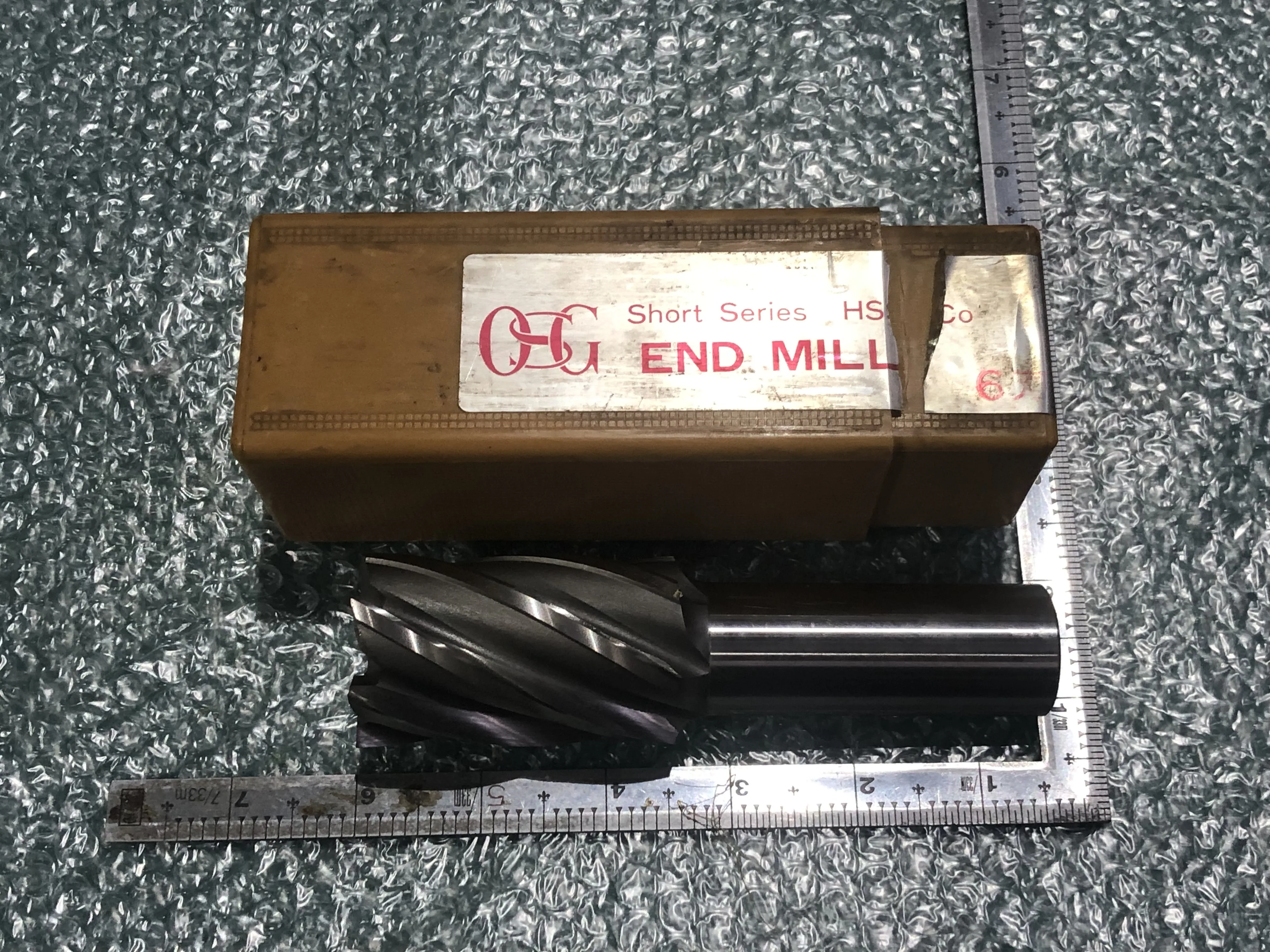 OSG/オーエスジー 6枚刃/スクエア/エンドミル φ46 / OSG φ46 TR240233