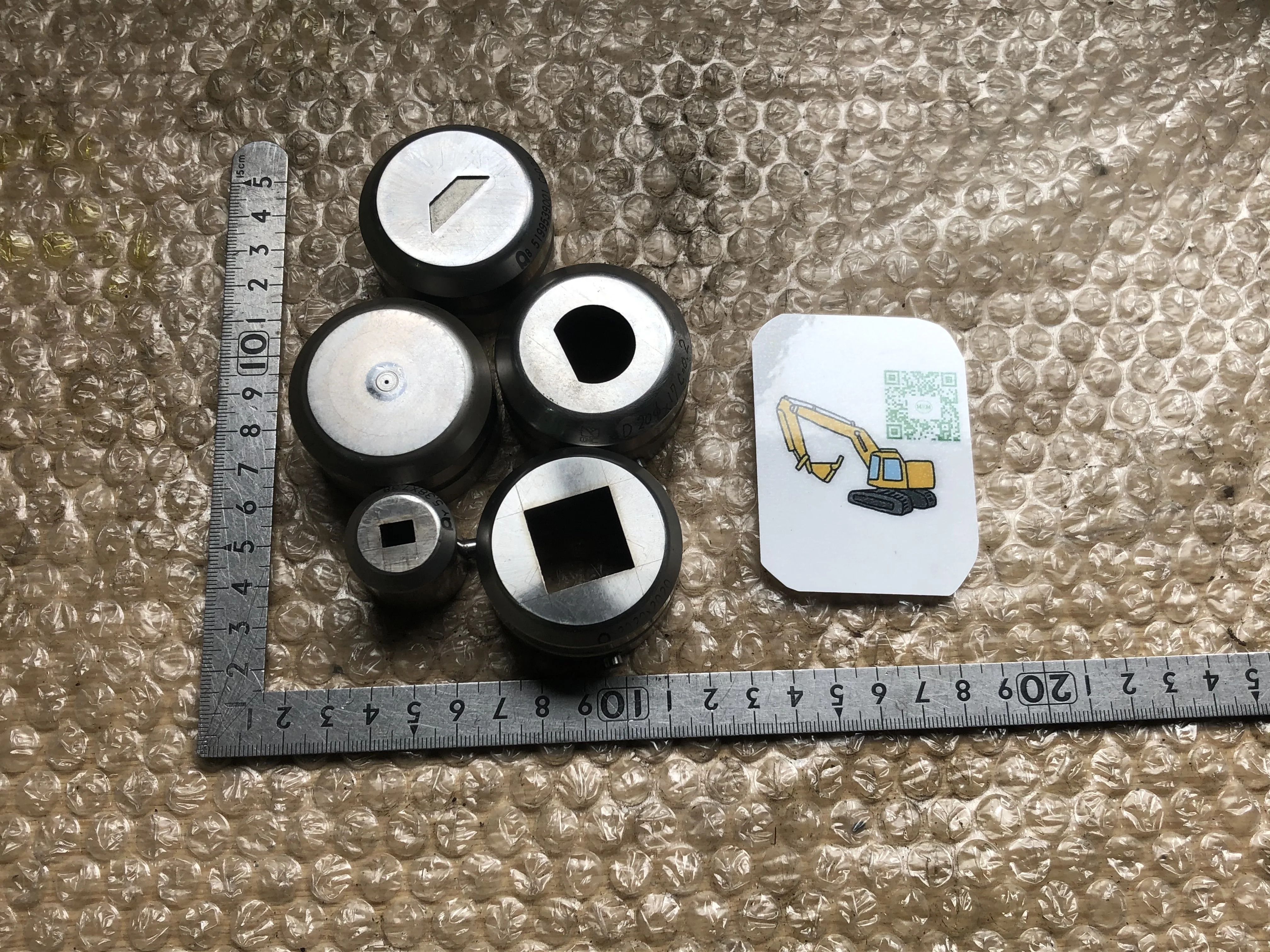 コニック タレパン金型(ダイ)1山 / CONIC Turret Punch Die 1Lot