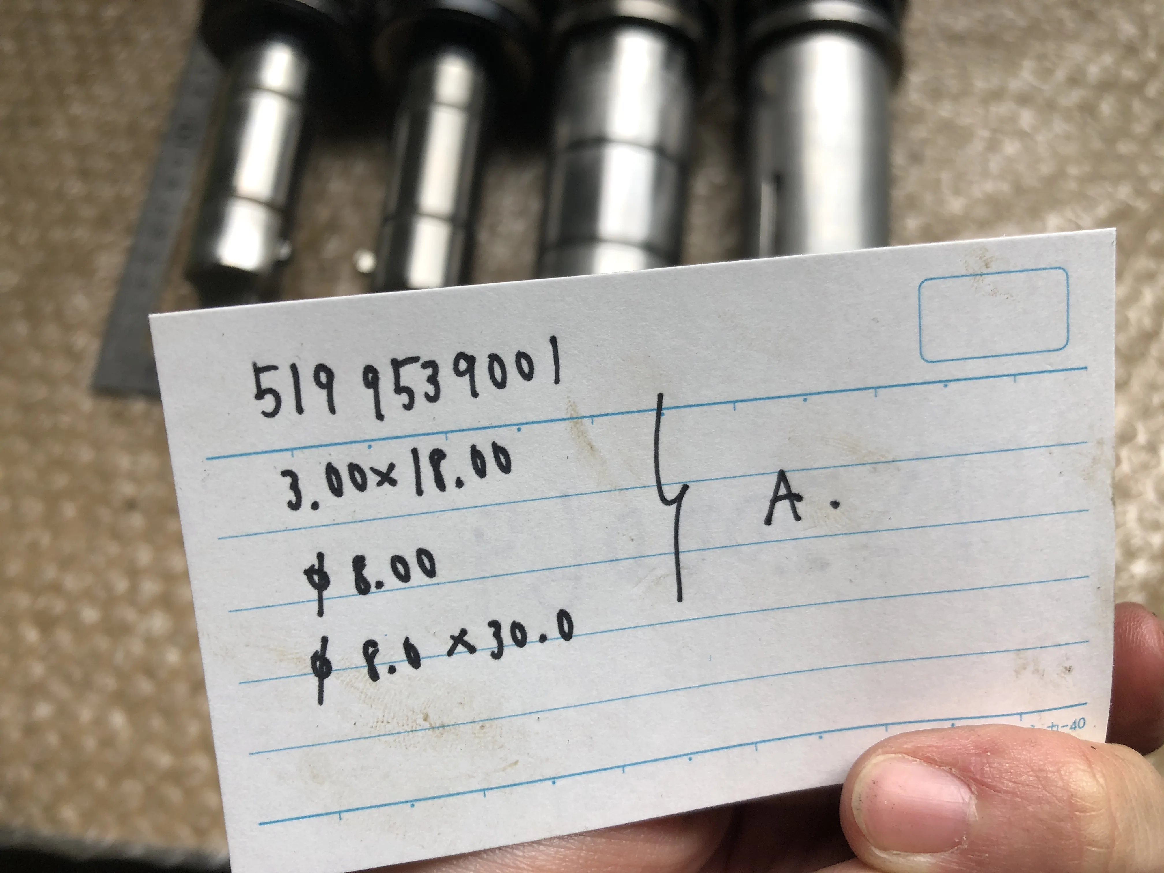アマダ タレパン金型（パンチ）1山 1山4本セット / AMADA Turret Punch 1Lot 1山4本セット