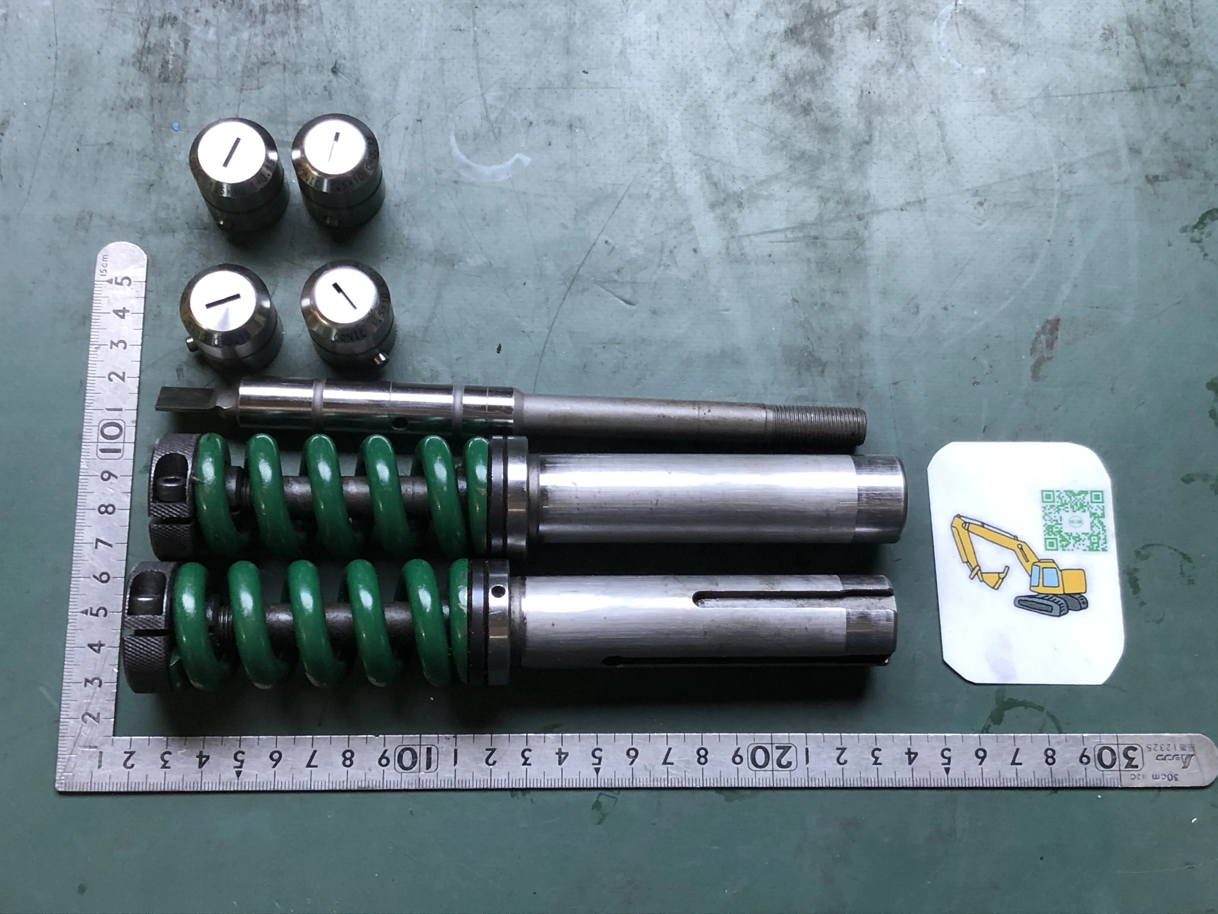 コニック タレパン金型セット パンチ3本/ダイ4個 / CONIC Turret Punch & Die Set パンチ3本/ダイ4個